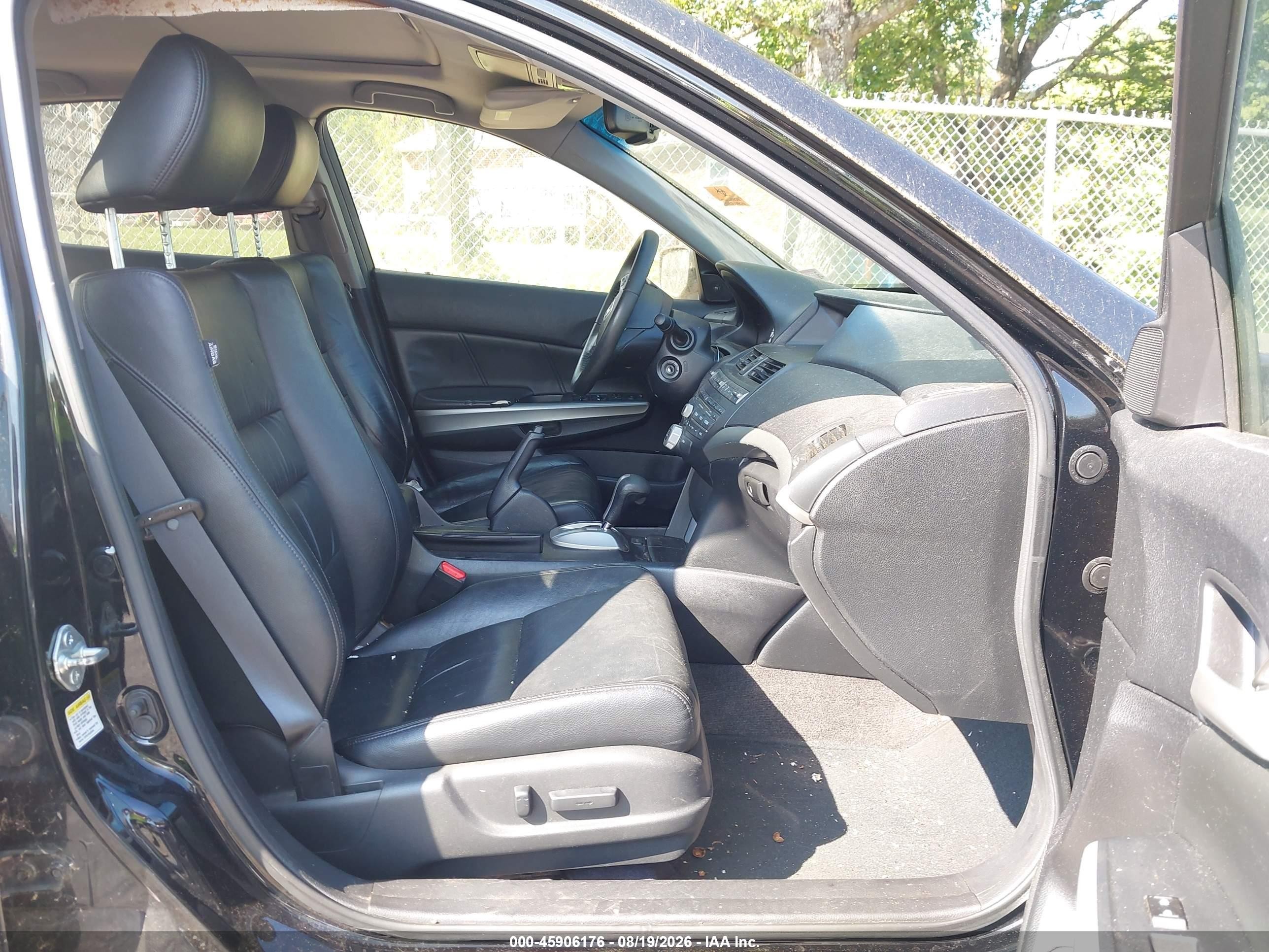 2010 Honda Accord 3.5 Ex-l Black vin: 1HGCP3F85AA015159
