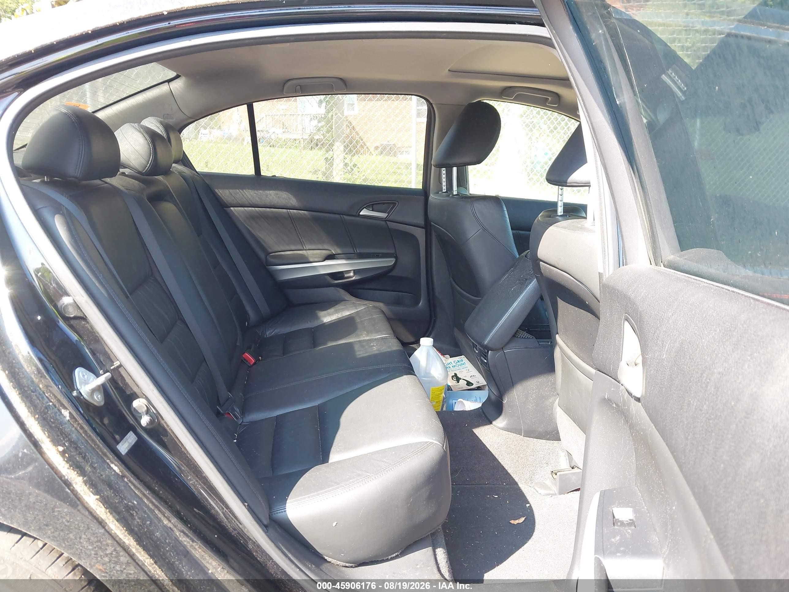 2010 Honda Accord 3.5 Ex-l Black vin: 1HGCP3F85AA015159