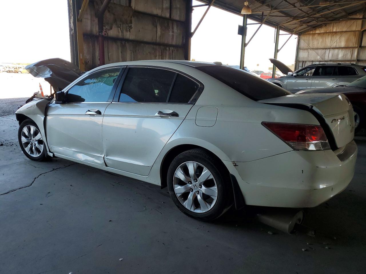 2010 Honda Accord Exl White vin: 1HGCP3F85AA026758