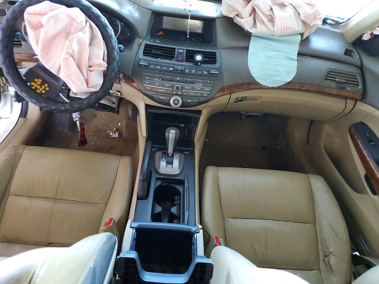 2010 Honda Accord Exl White vin: 1HGCP3F85AA026758