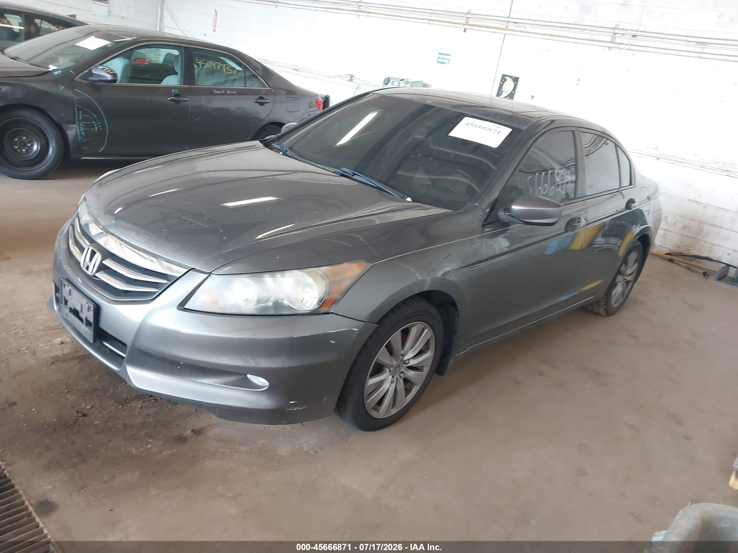 2011 Honda Accord 3.5 Ex-l Серый vin: 1HGCP3F85BA004387