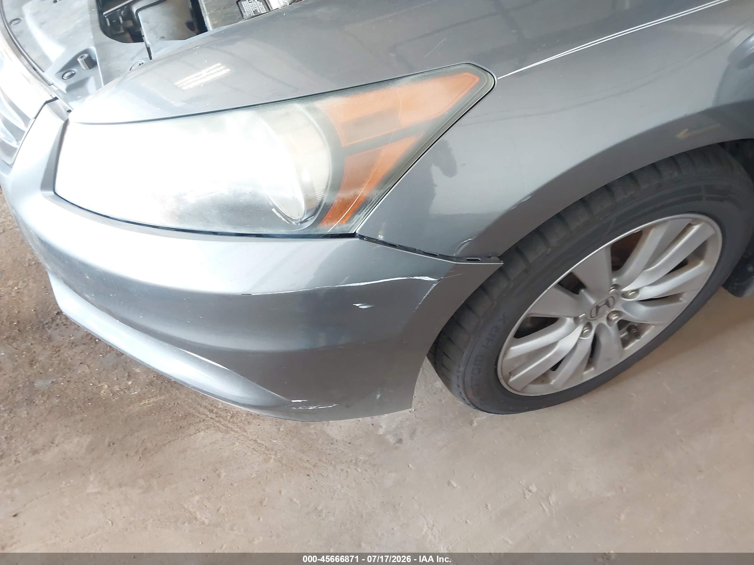 2011 Honda Accord 3.5 Ex-l Серый vin: 1HGCP3F85BA004387