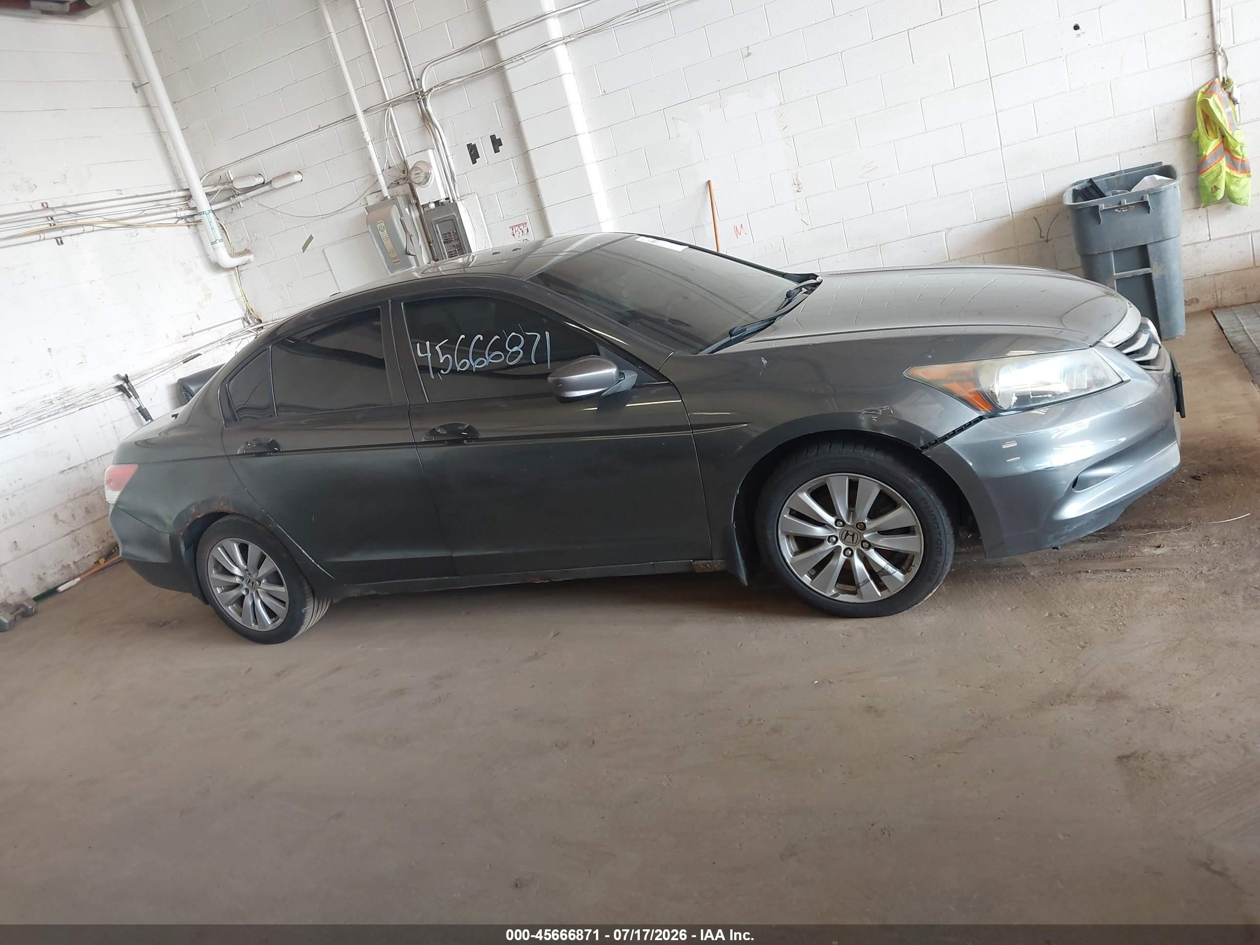 2011 Honda Accord 3.5 Ex-l Серый vin: 1HGCP3F85BA004387