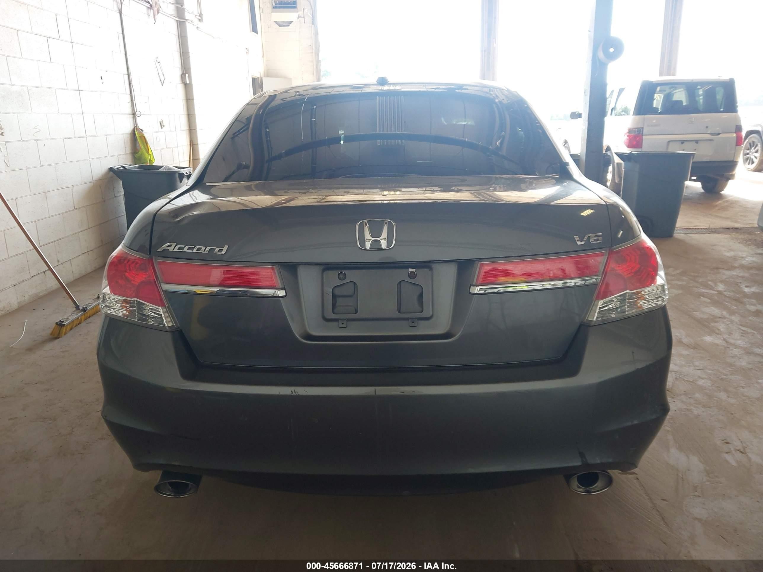 2011 Honda Accord 3.5 Ex-l Серый vin: 1HGCP3F85BA004387