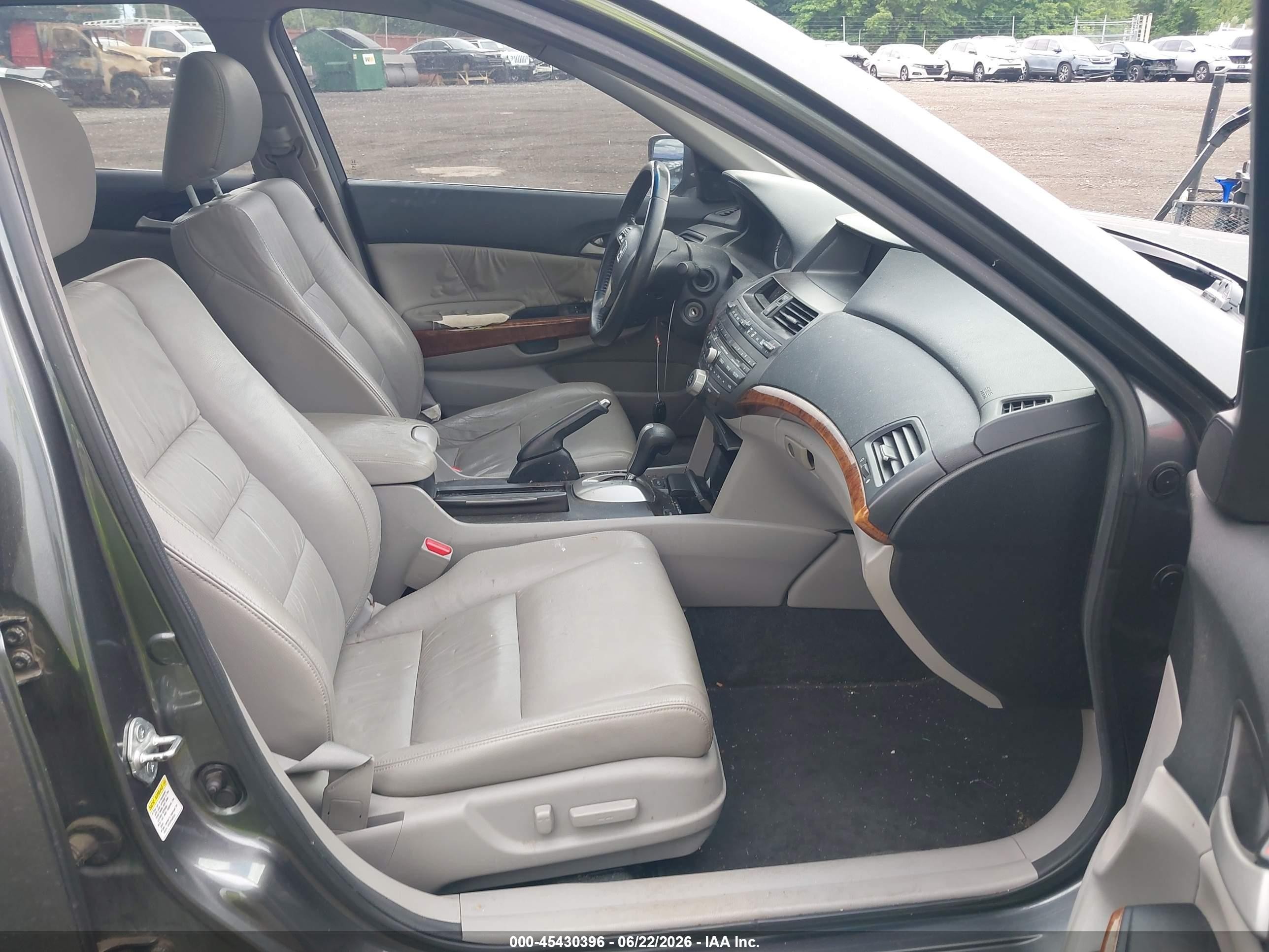 2011 Honda Accord 3.5 Ex-l Gray vin: 1HGCP3F85BA004633