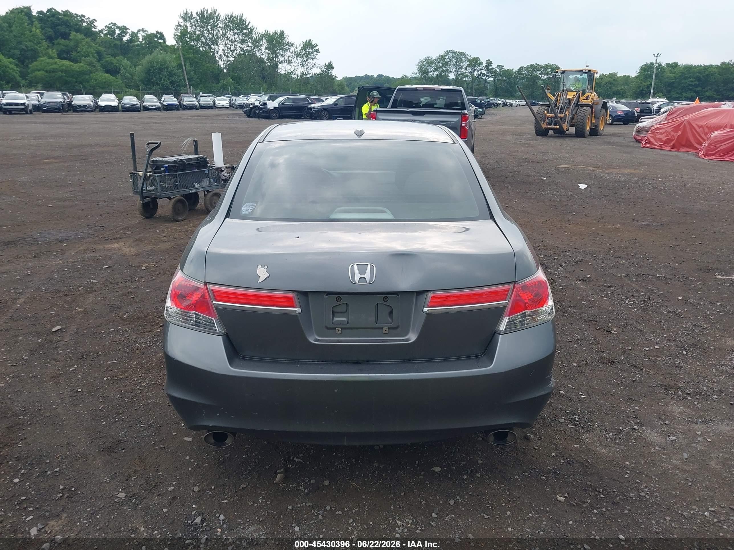 2011 Honda Accord 3.5 Ex-l Gray vin: 1HGCP3F85BA004633