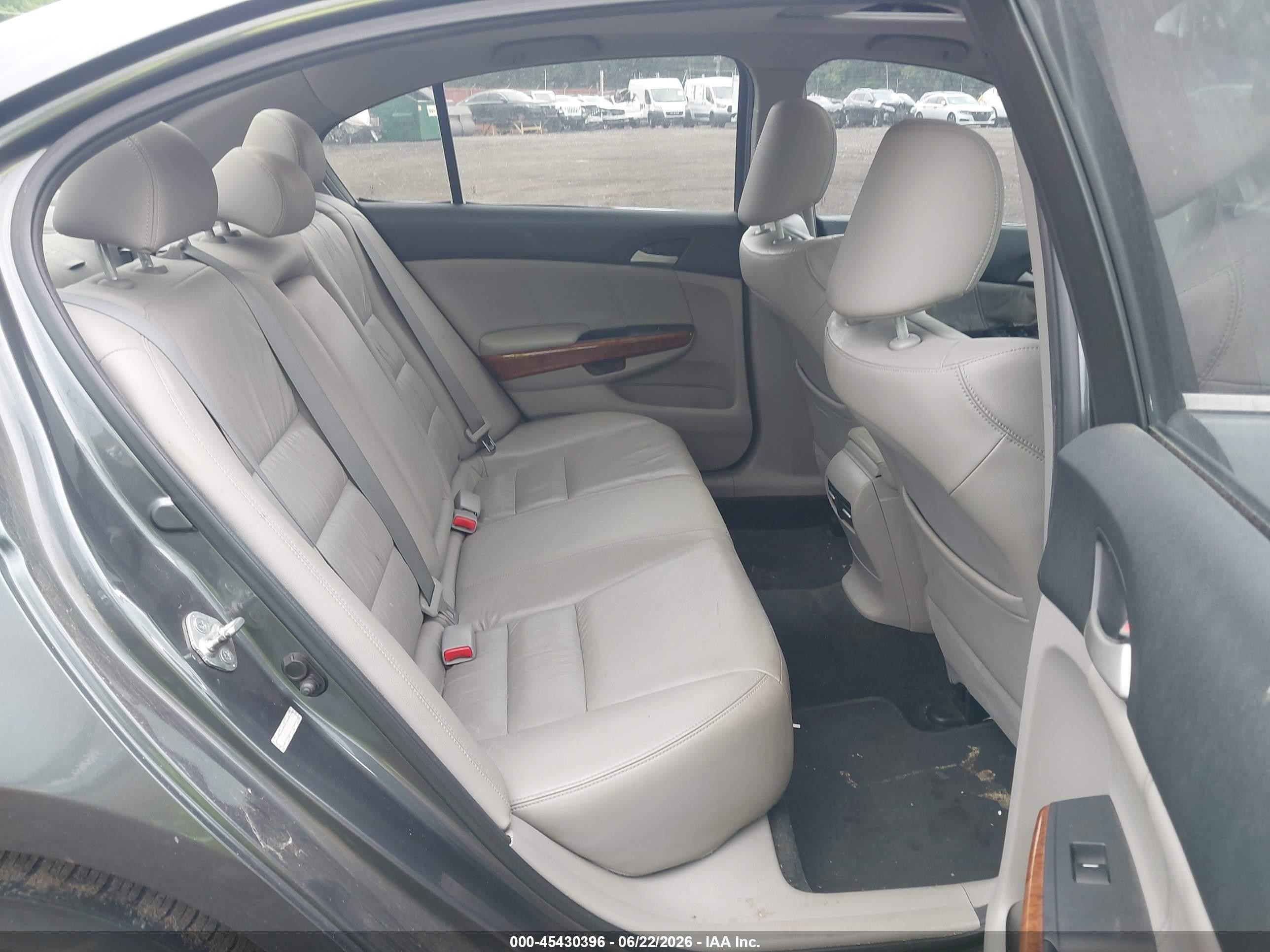 2011 Honda Accord 3.5 Ex-l Gray vin: 1HGCP3F85BA004633
