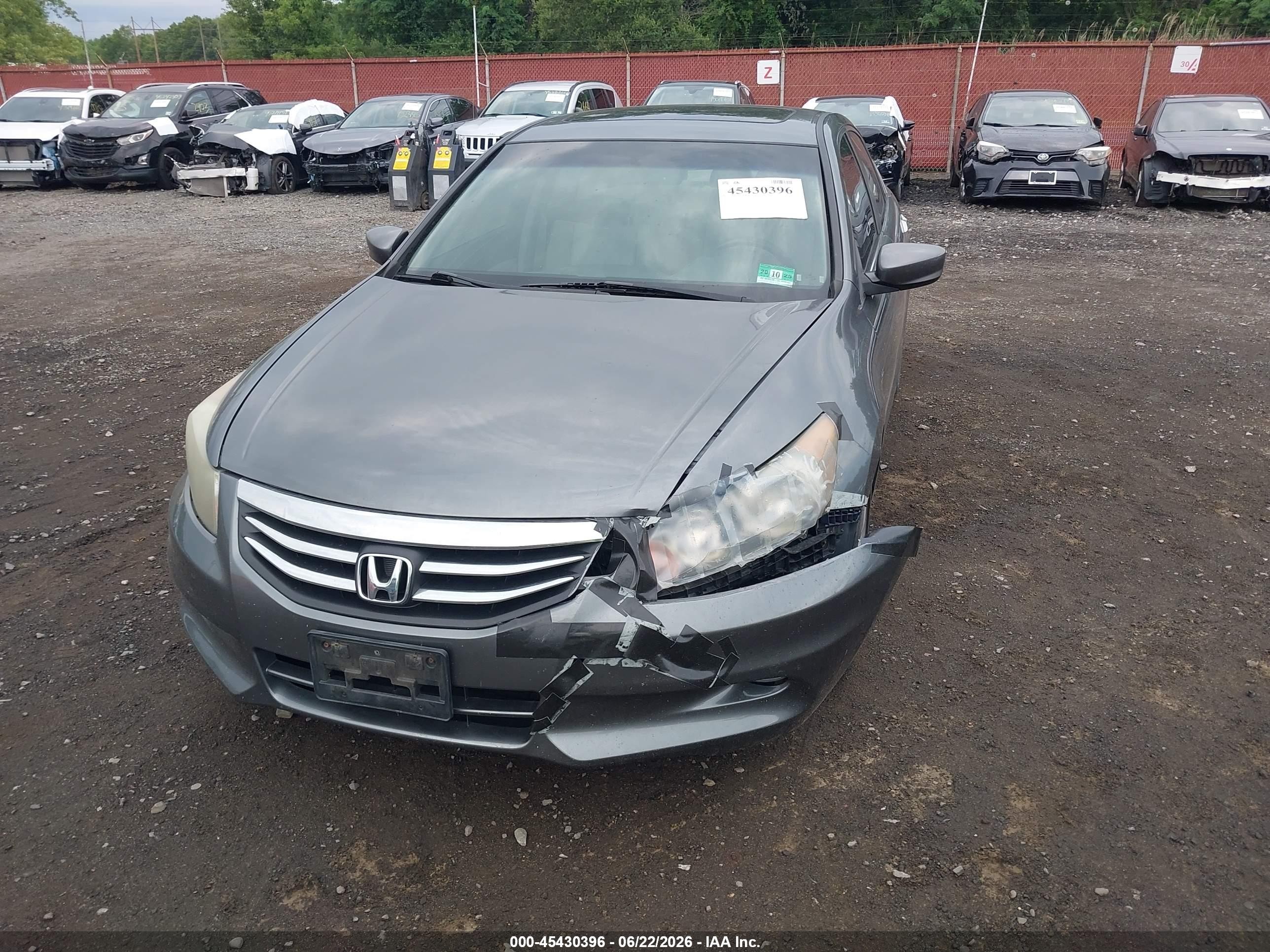2011 Honda Accord 3.5 Ex-l Gray vin: 1HGCP3F85BA004633