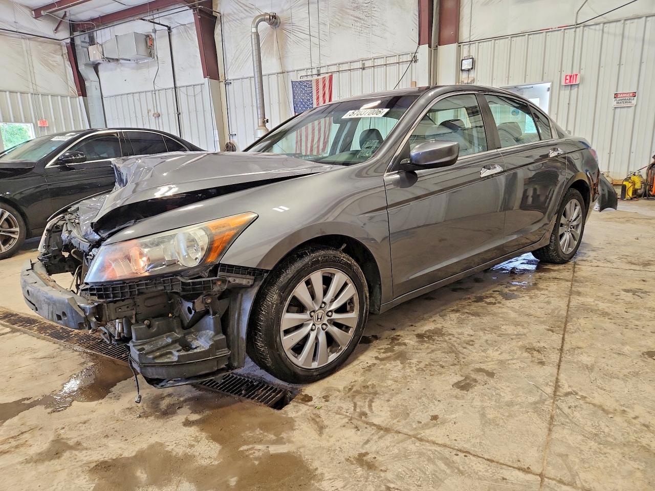 2011 Honda Accord Exl Gray vin: 1HGCP3F85BA005586