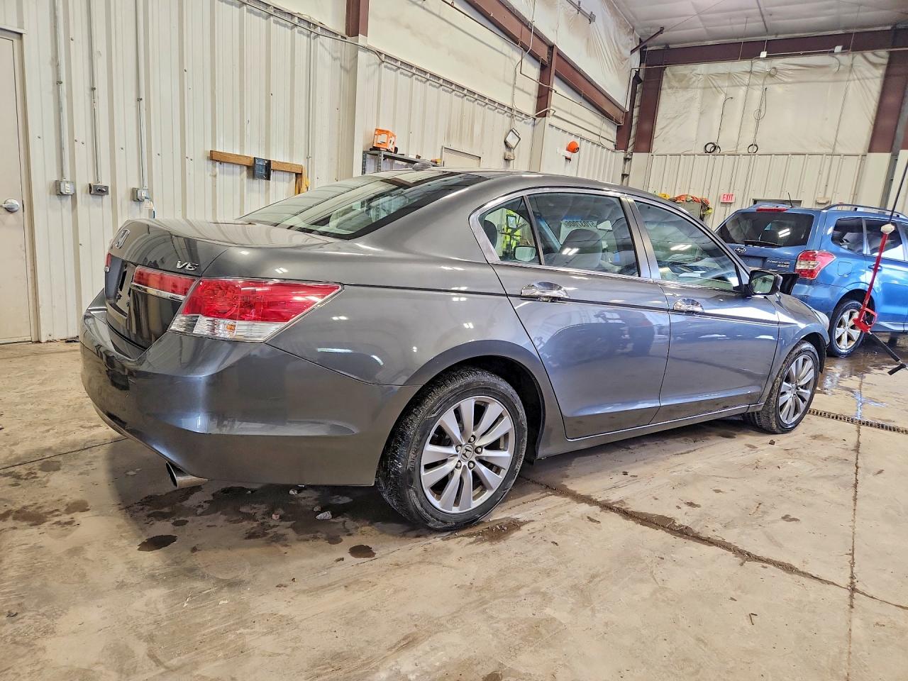 2011 Honda Accord Exl Gray vin: 1HGCP3F85BA005586