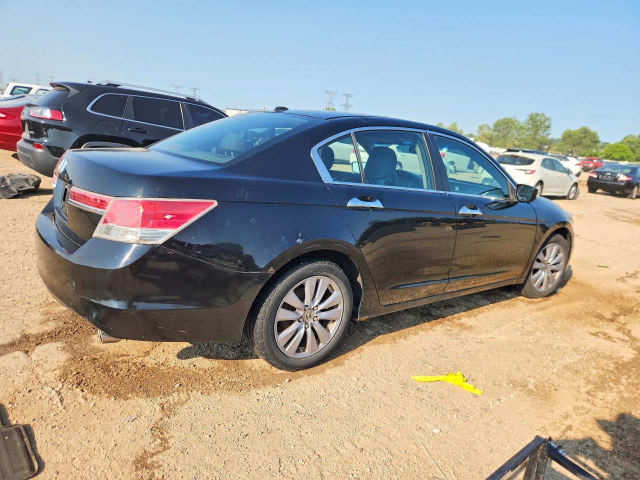 2011 Honda Accord Exl Black vin: 1HGCP3F85BA008956
