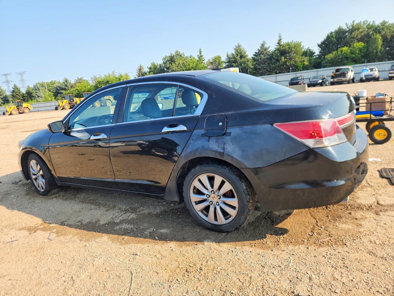 2011 Honda Accord Exl Black vin: 1HGCP3F85BA008956