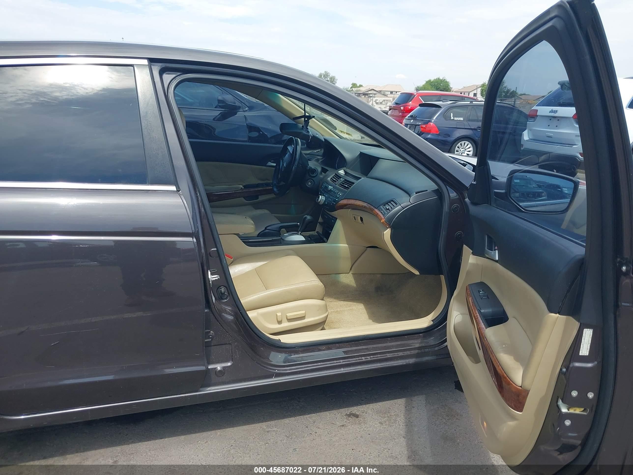 2011 Honda Accord 3.5 Ex-l Серый vin: 1HGCP3F85BA010514