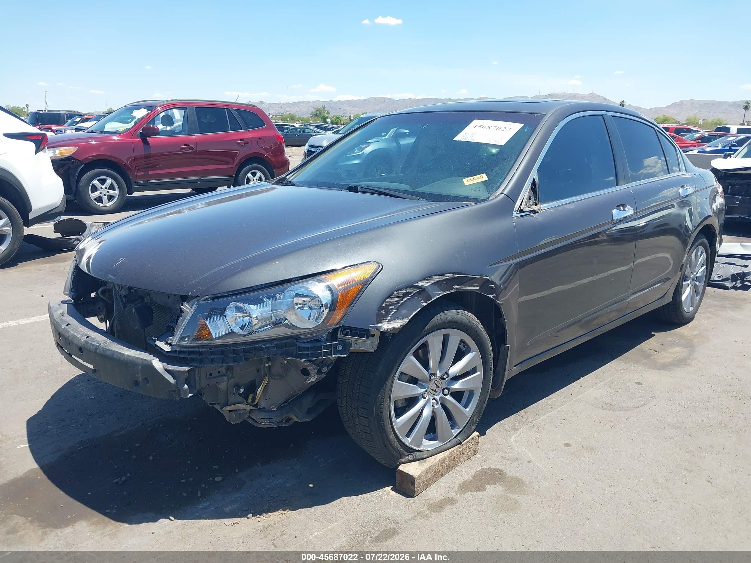 2011 Honda Accord 3.5 Ex-l Серый vin: 1HGCP3F85BA010514