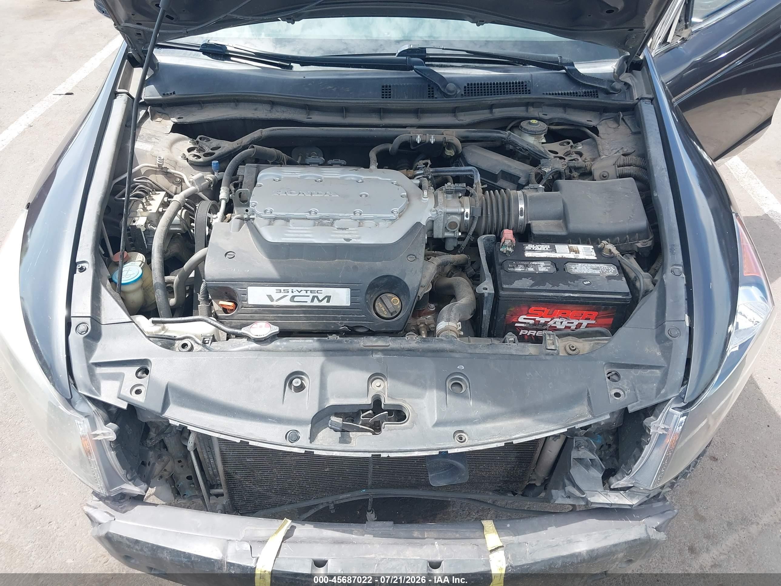 2011 Honda Accord 3.5 Ex-l Серый vin: 1HGCP3F85BA010514