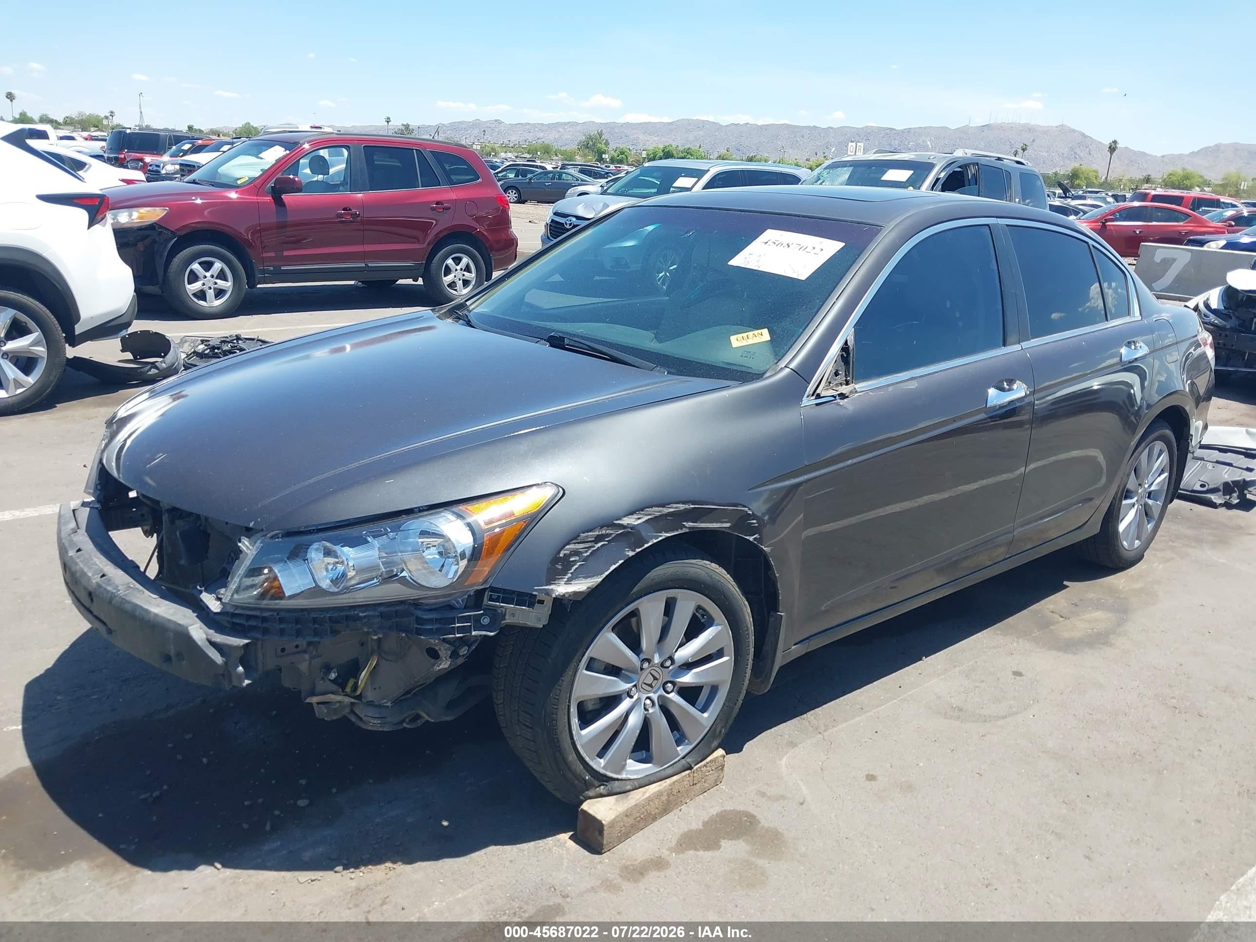 2011 Honda Accord 3.5 Ex-l Серый vin: 1HGCP3F85BA010514
