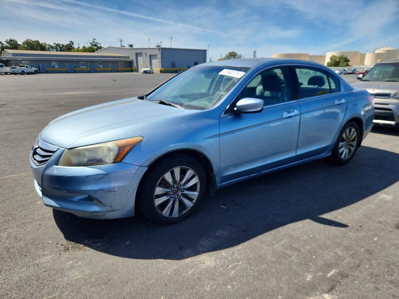 2012 Honda Accord Exl Синий vin: 1HGCP3F85CA006464