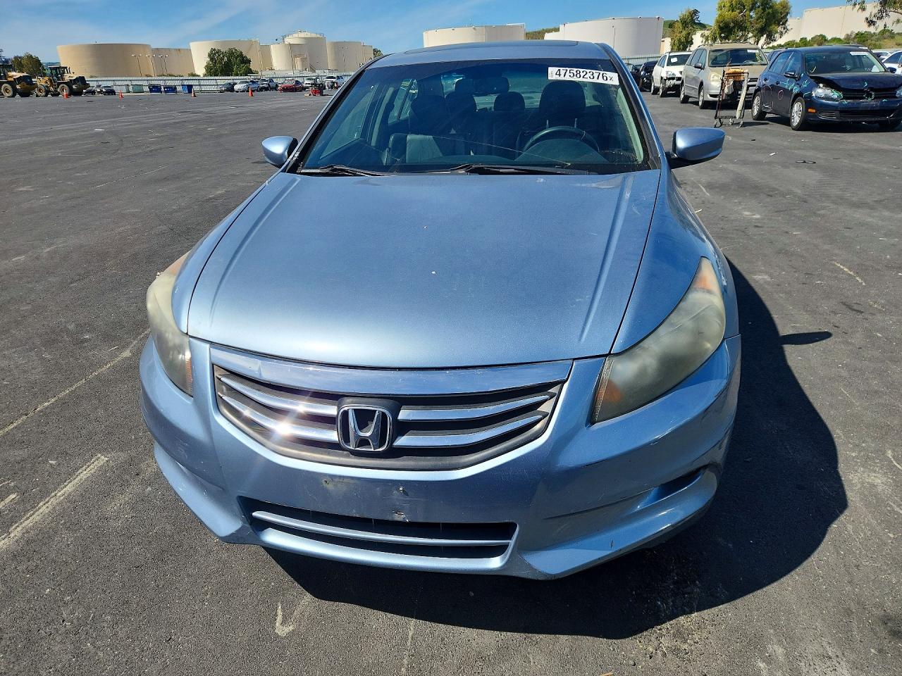 2012 Honda Accord Exl Blue vin: 1HGCP3F85CA006464