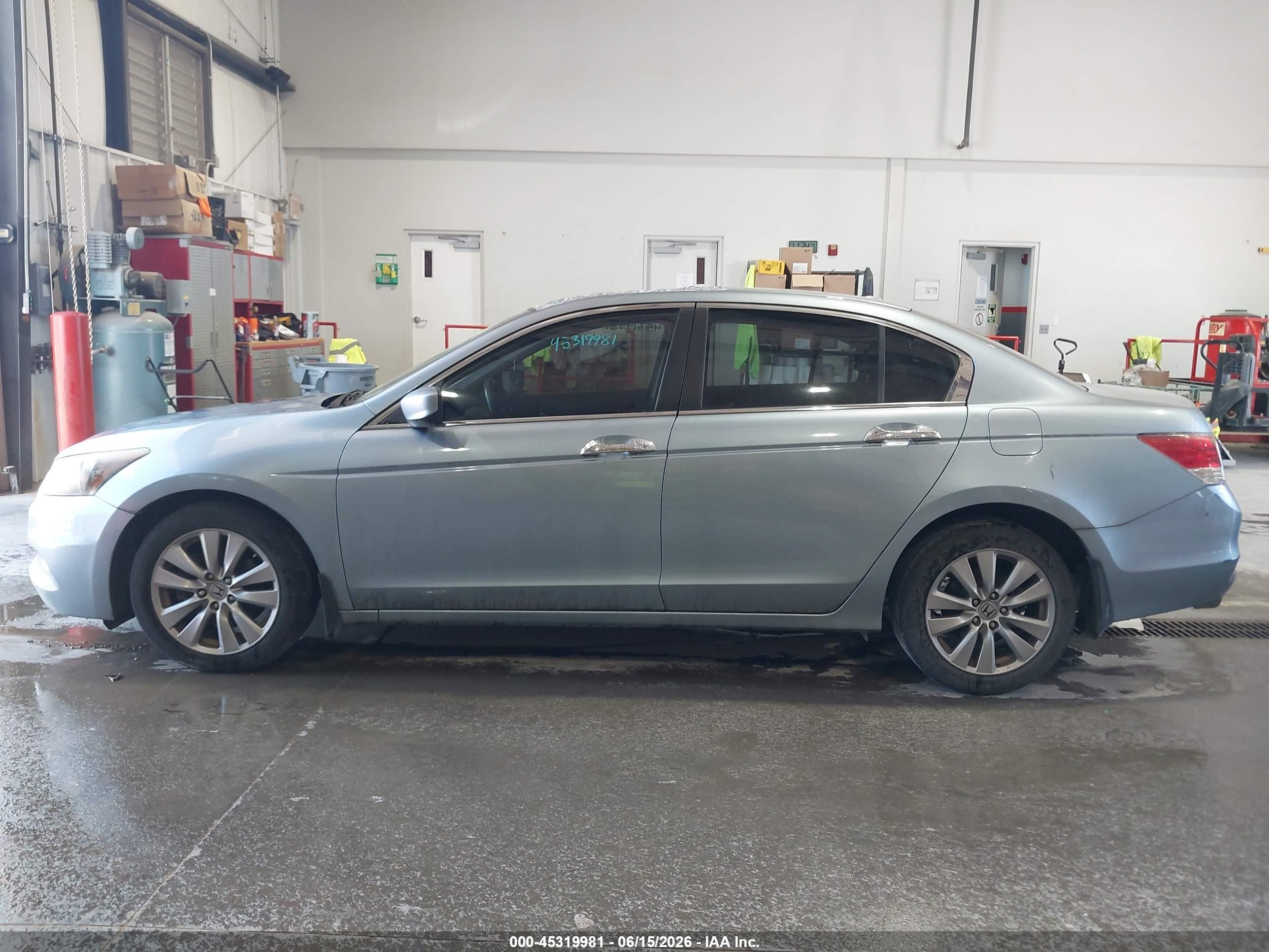 2012 Honda Accord 3.5 Ex-l Light Blue vin: 1HGCP3F85CA006898