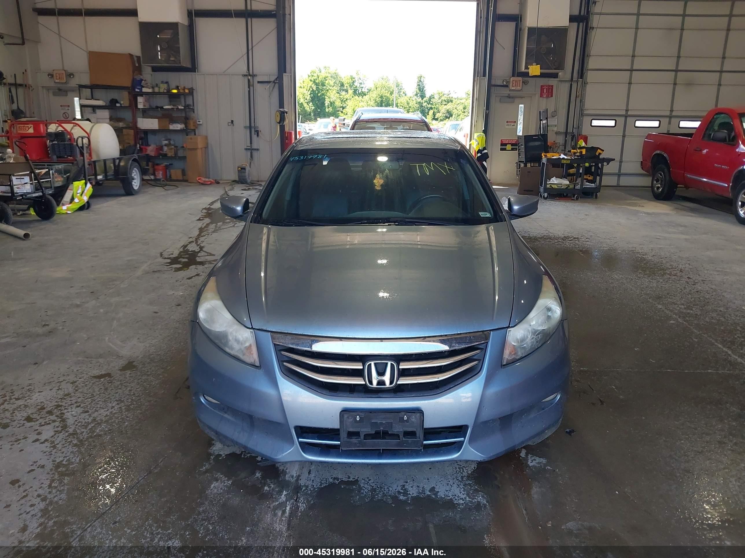 2012 Honda Accord 3.5 Ex-l Light Blue vin: 1HGCP3F85CA006898