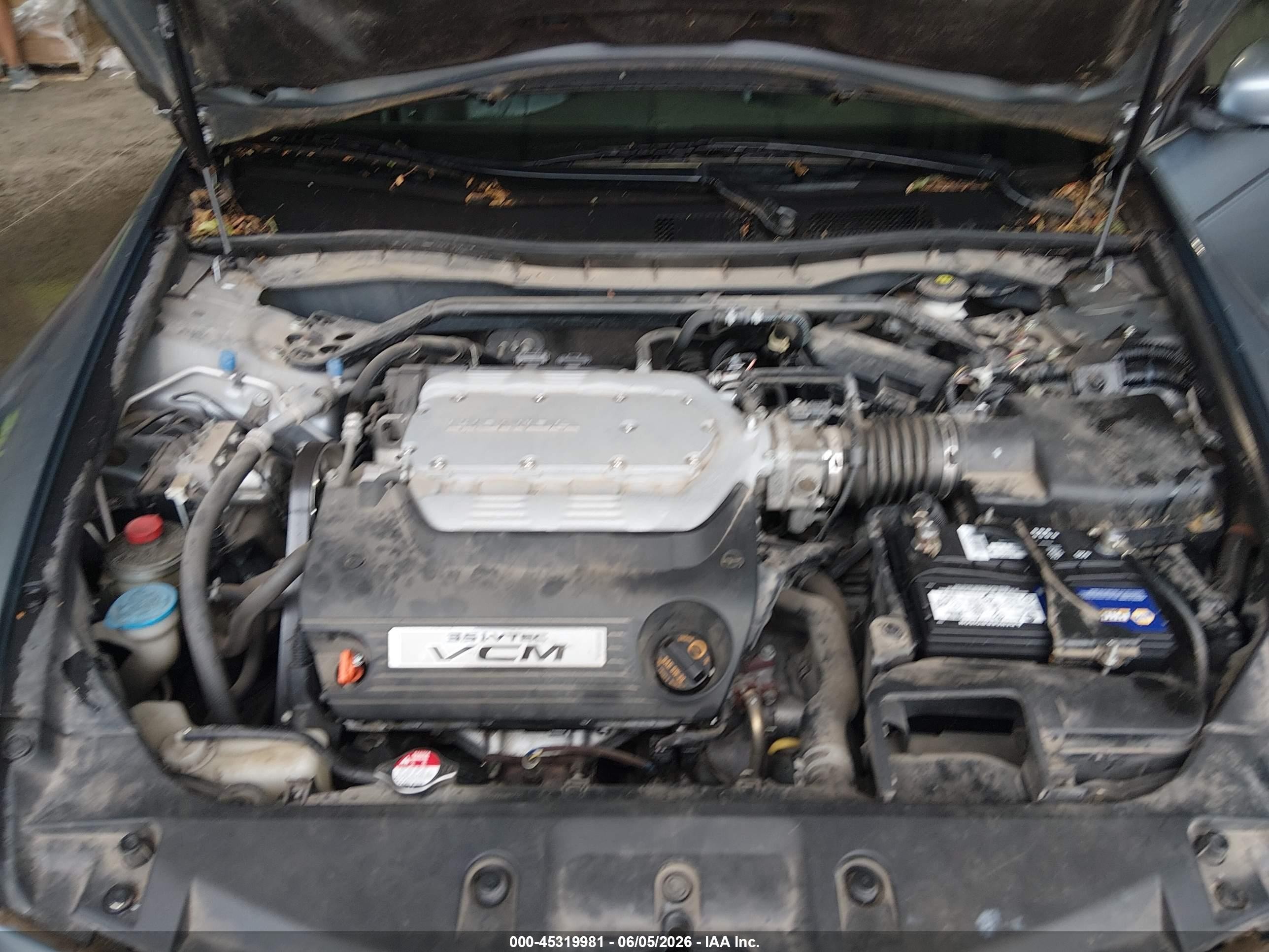 2012 Honda Accord 3.5 Ex-l Light Blue vin: 1HGCP3F85CA006898