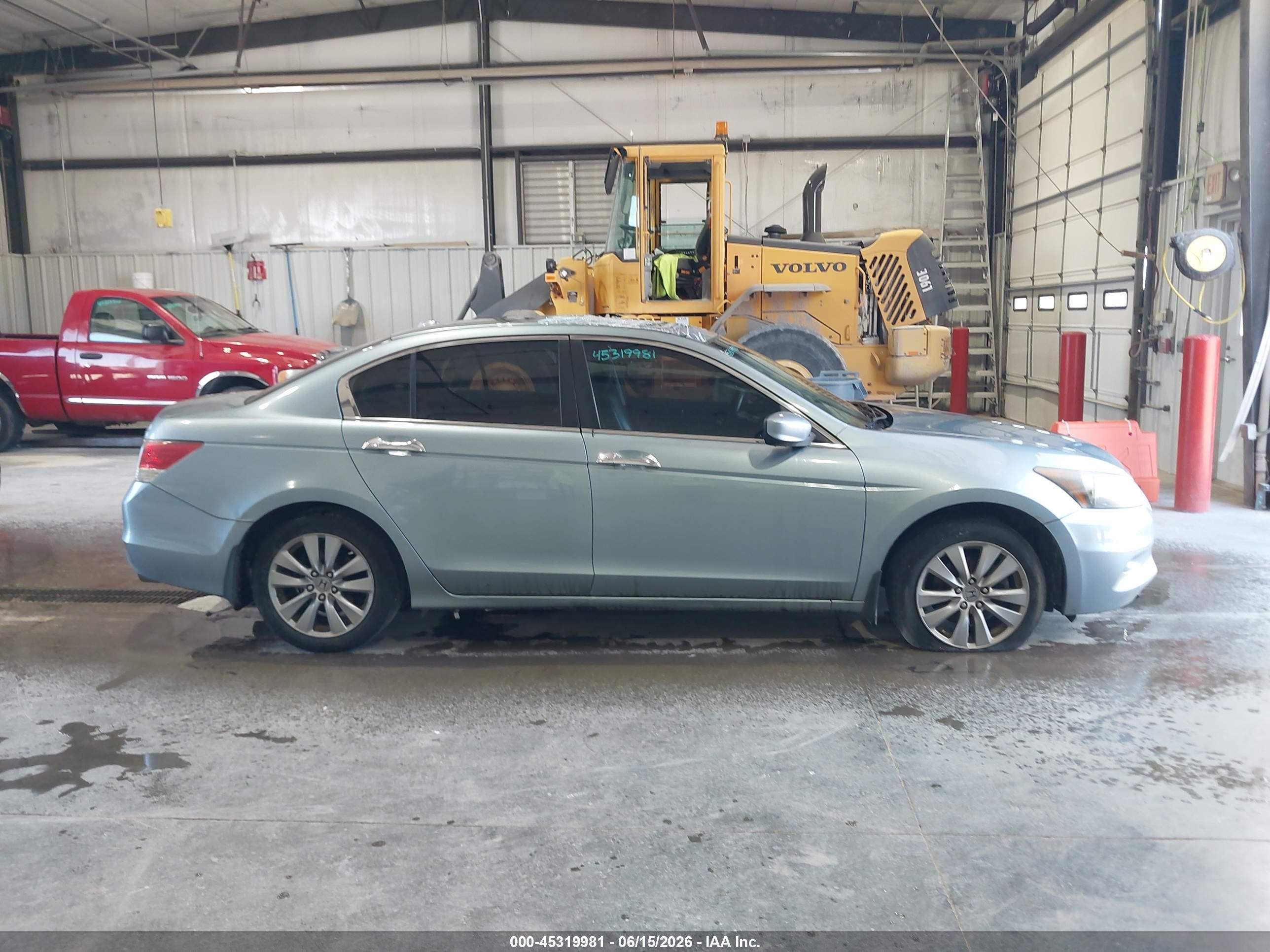 2012 Honda Accord 3.5 Ex-l Light Blue vin: 1HGCP3F85CA006898