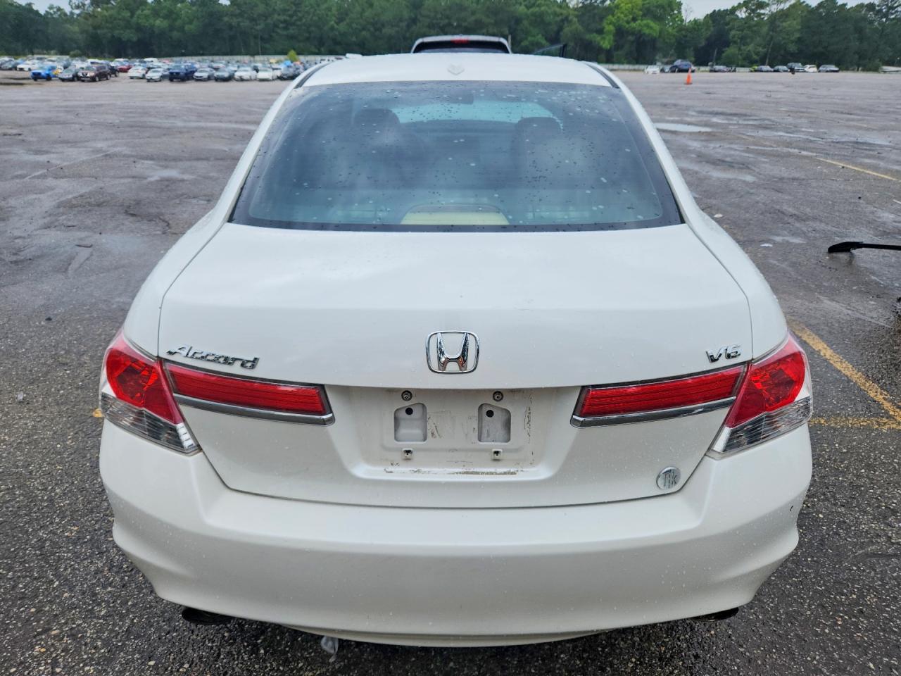 2012 Honda Accord Exl White vin: 1HGCP3F85CA011468
