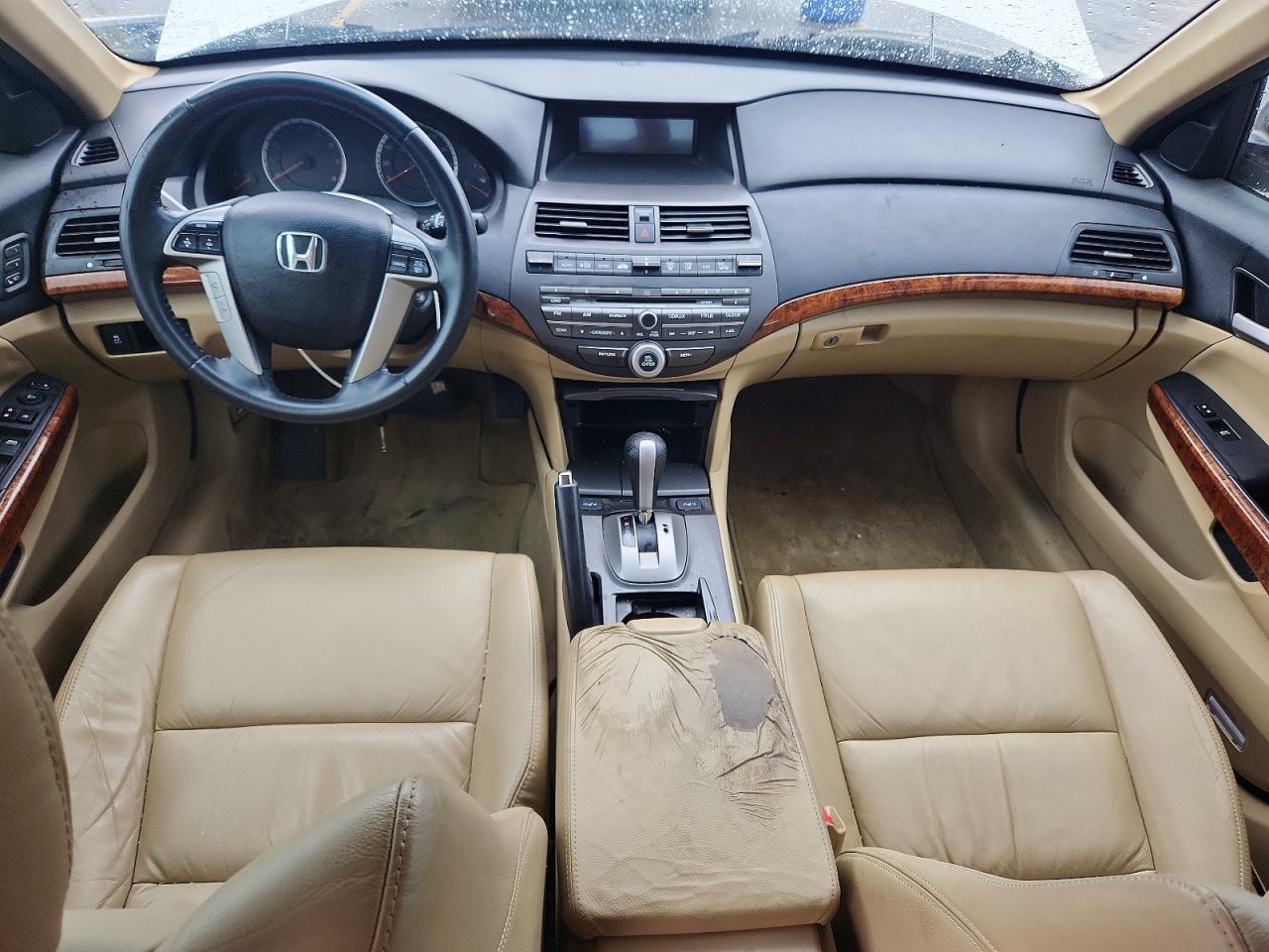 2012 Honda Accord Exl White vin: 1HGCP3F85CA011468