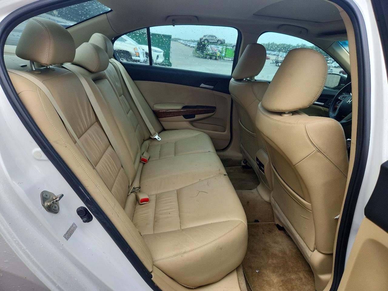 2012 Honda Accord Exl White vin: 1HGCP3F85CA011468