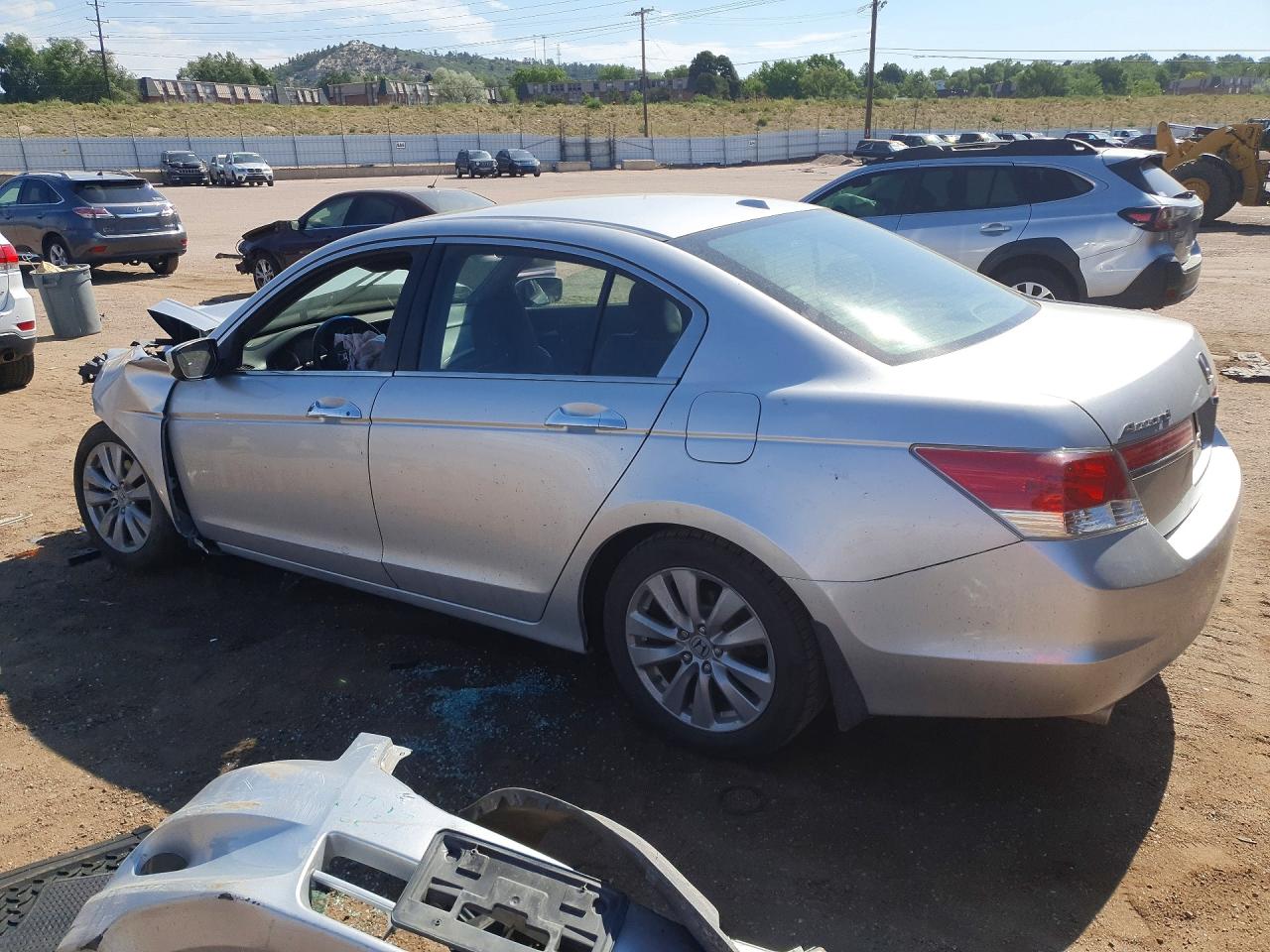2012 Honda Accord Exl Silver vin: 1HGCP3F85CA014399