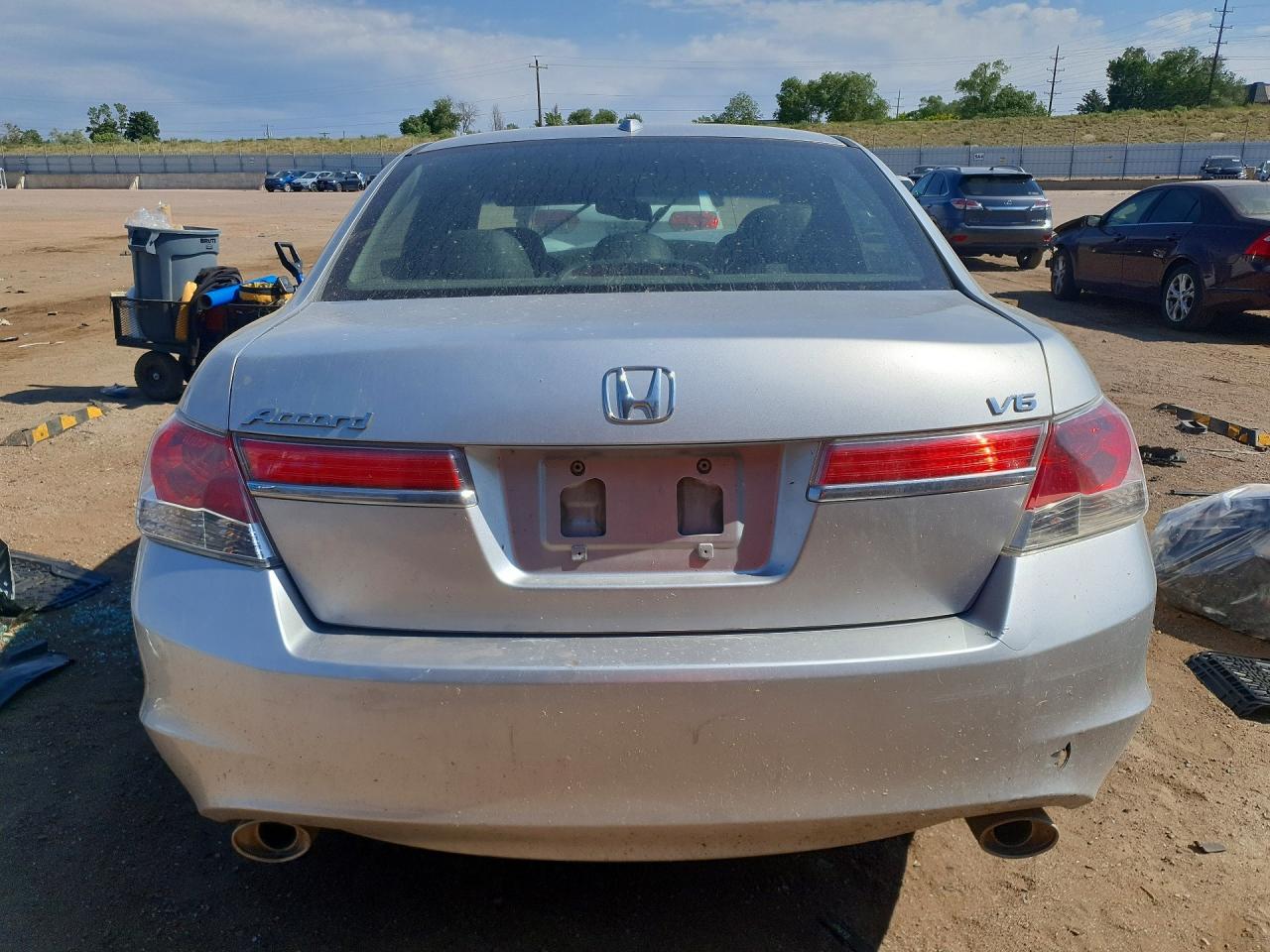 2012 Honda Accord Exl Silver vin: 1HGCP3F85CA014399