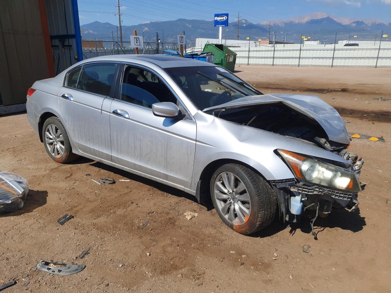 2012 Honda Accord Exl Silver vin: 1HGCP3F85CA014399
