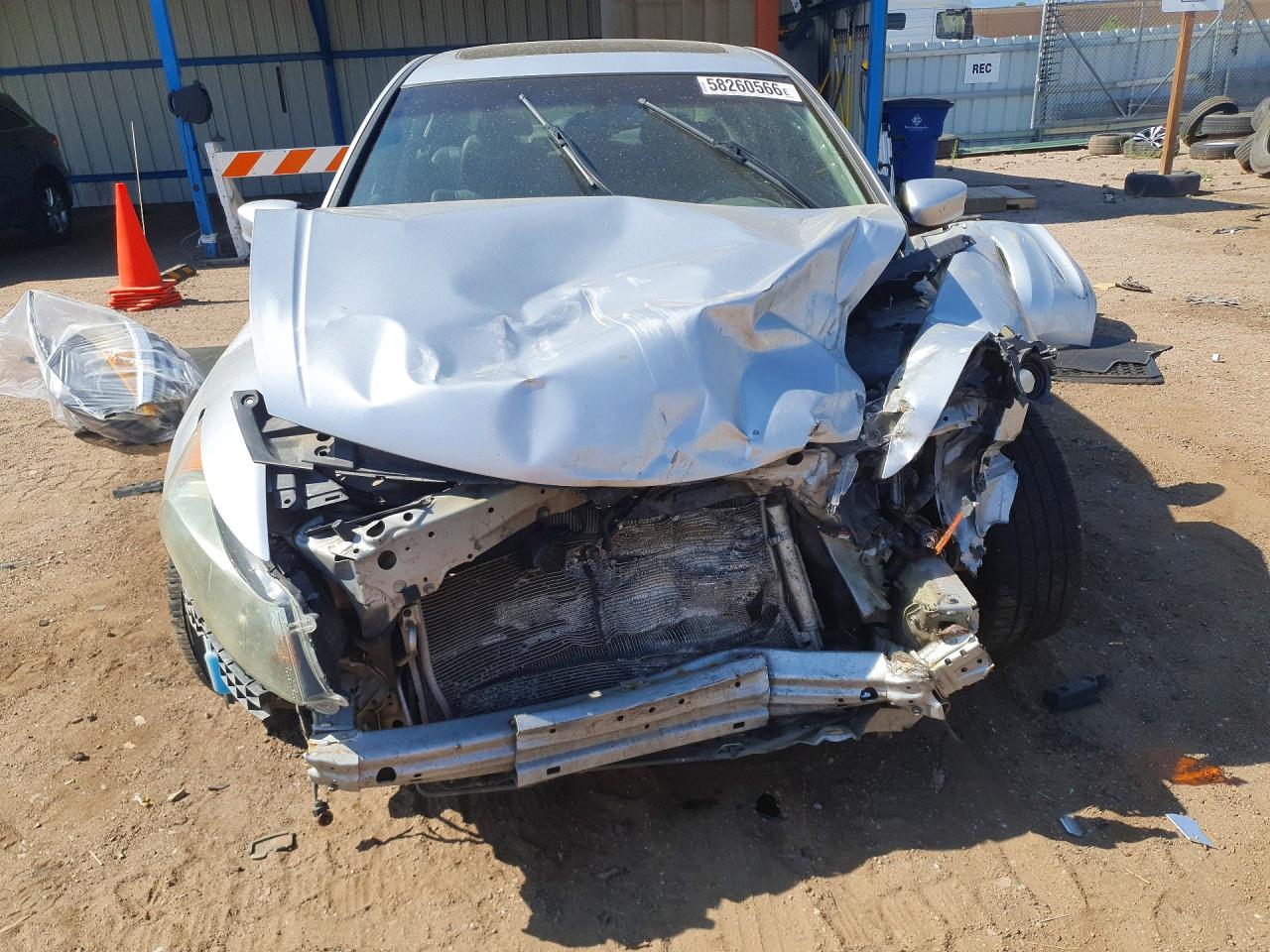 2012 Honda Accord Exl Silver vin: 1HGCP3F85CA014399