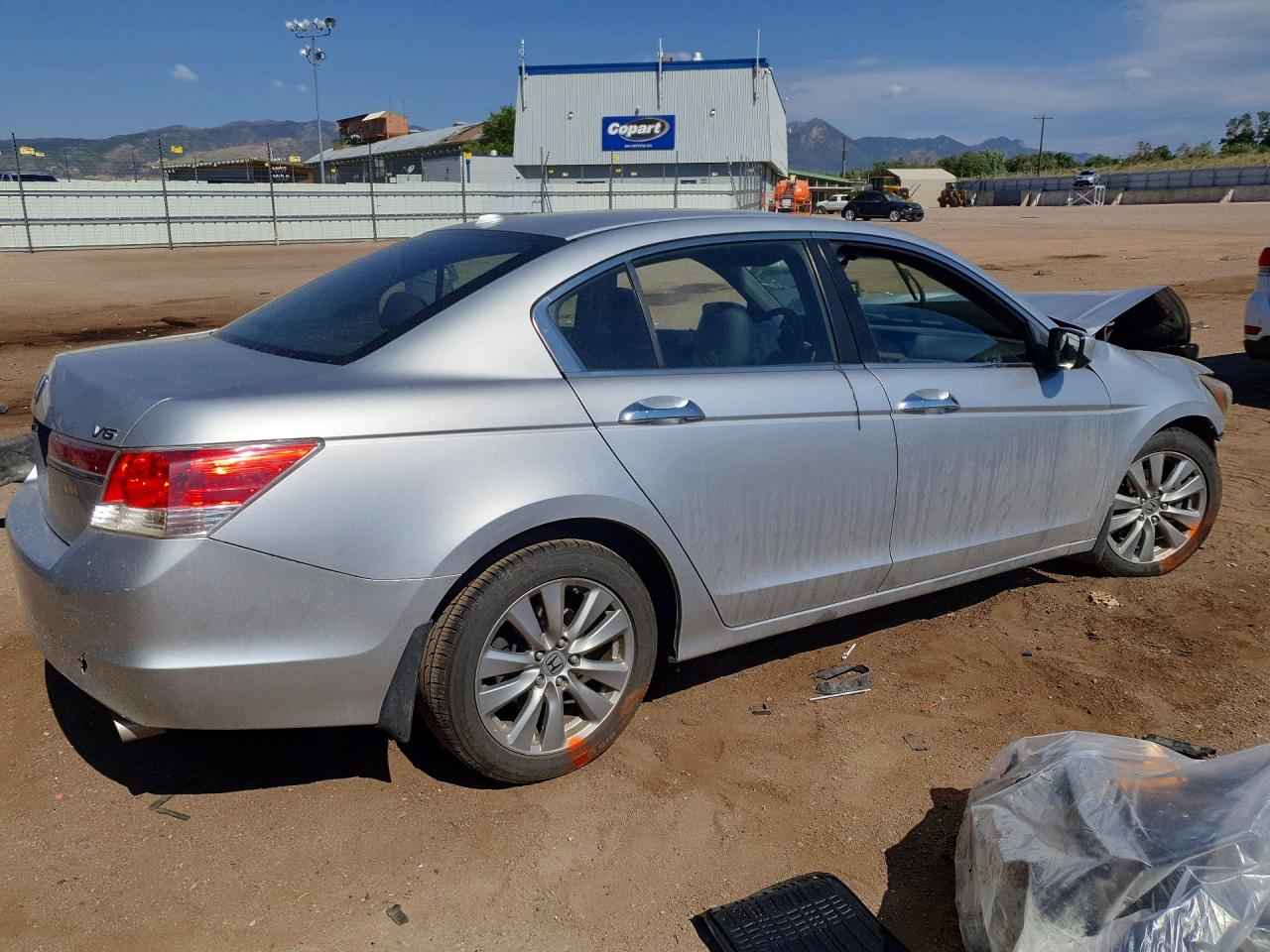 2012 Honda Accord Exl Silver vin: 1HGCP3F85CA014399