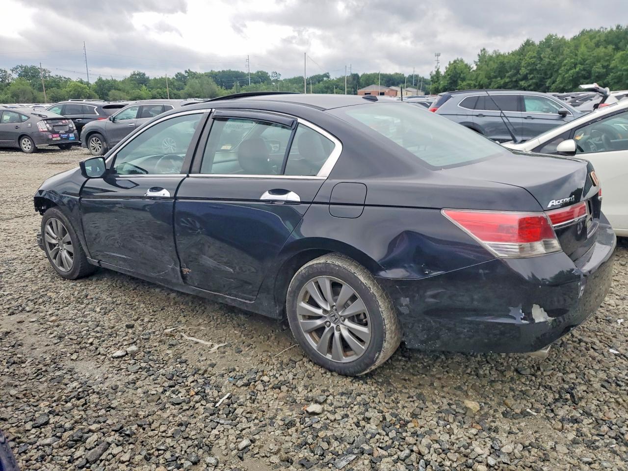 2012 Honda Accord Exl Black vin: 1HGCP3F85CA015388