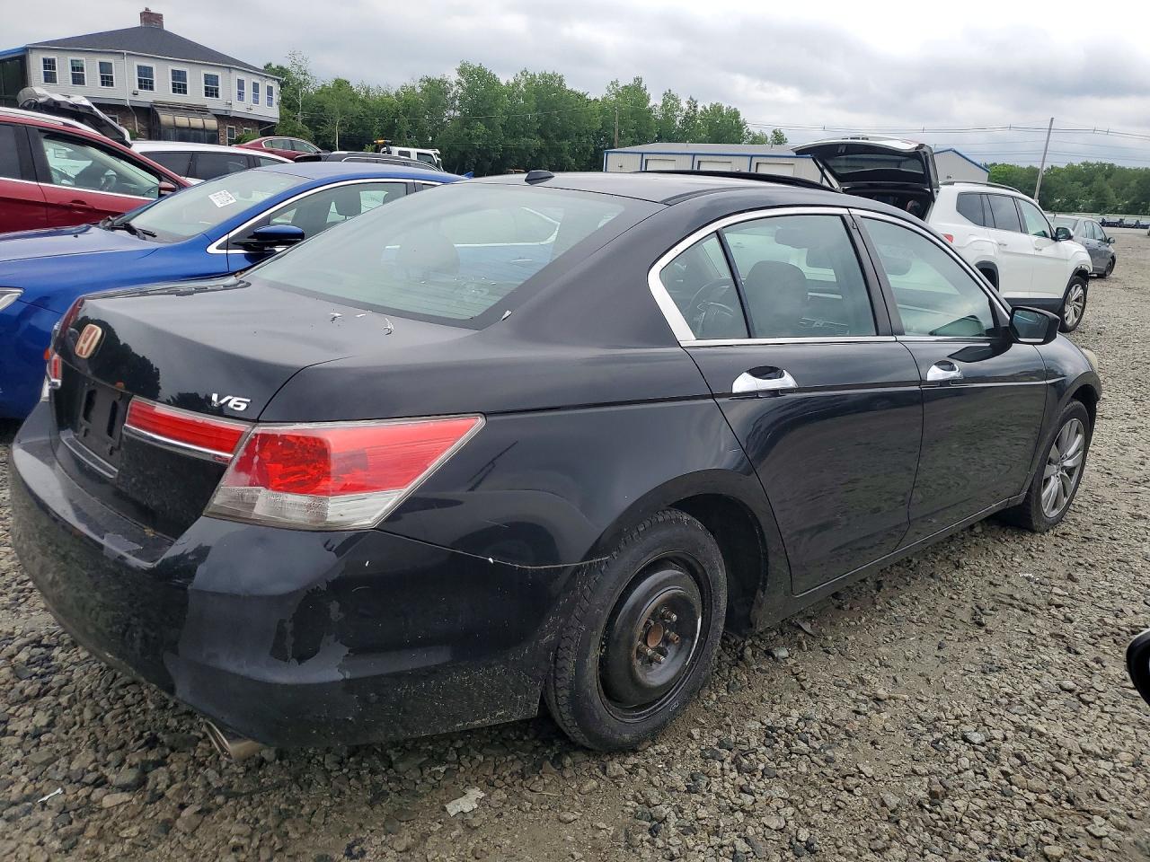 2012 Honda Accord Exl Black vin: 1HGCP3F85CA015388