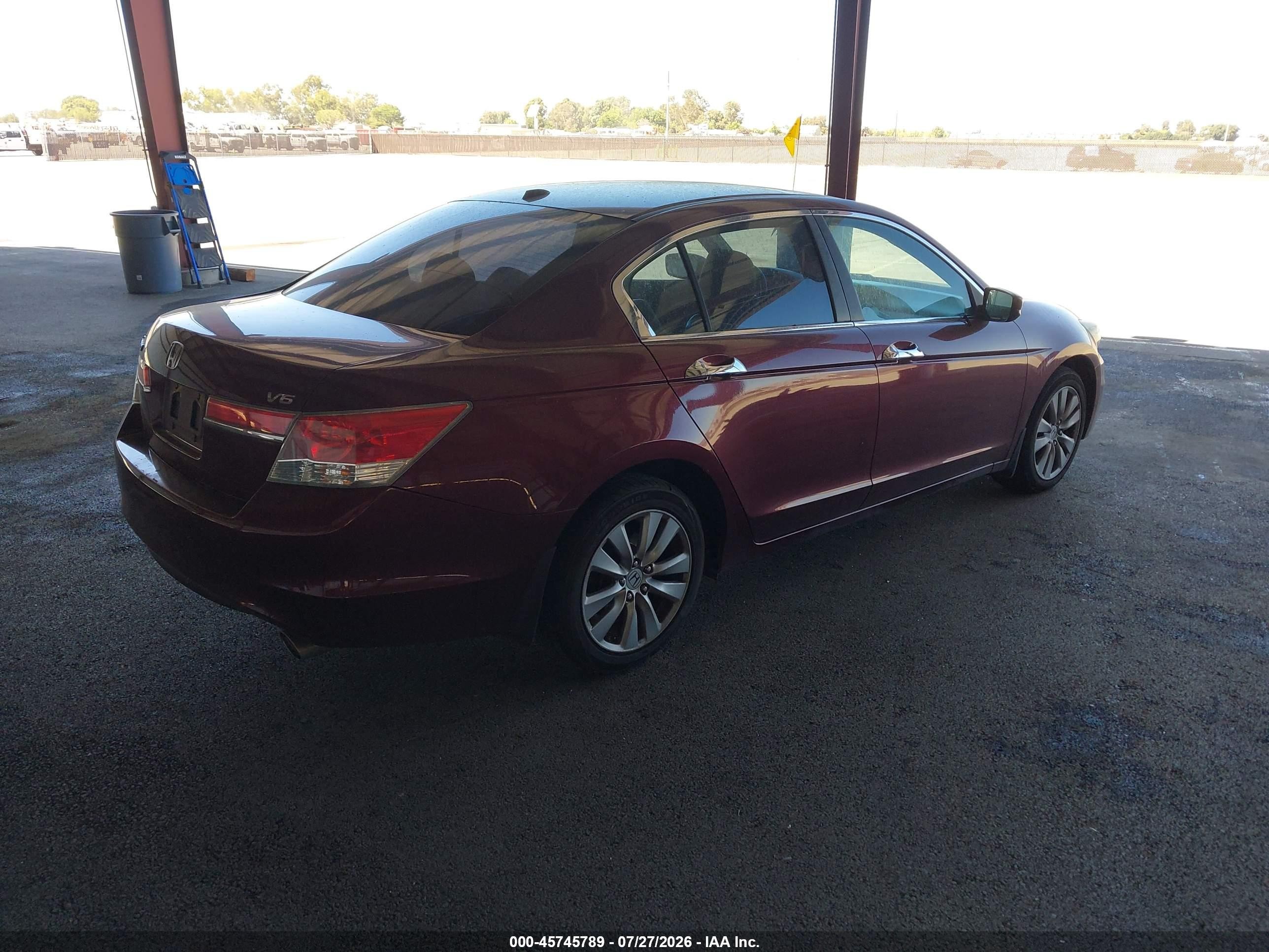 2012 Honda Accord 3.5 Ex-l Бордовый vin: 1HGCP3F85CA016895