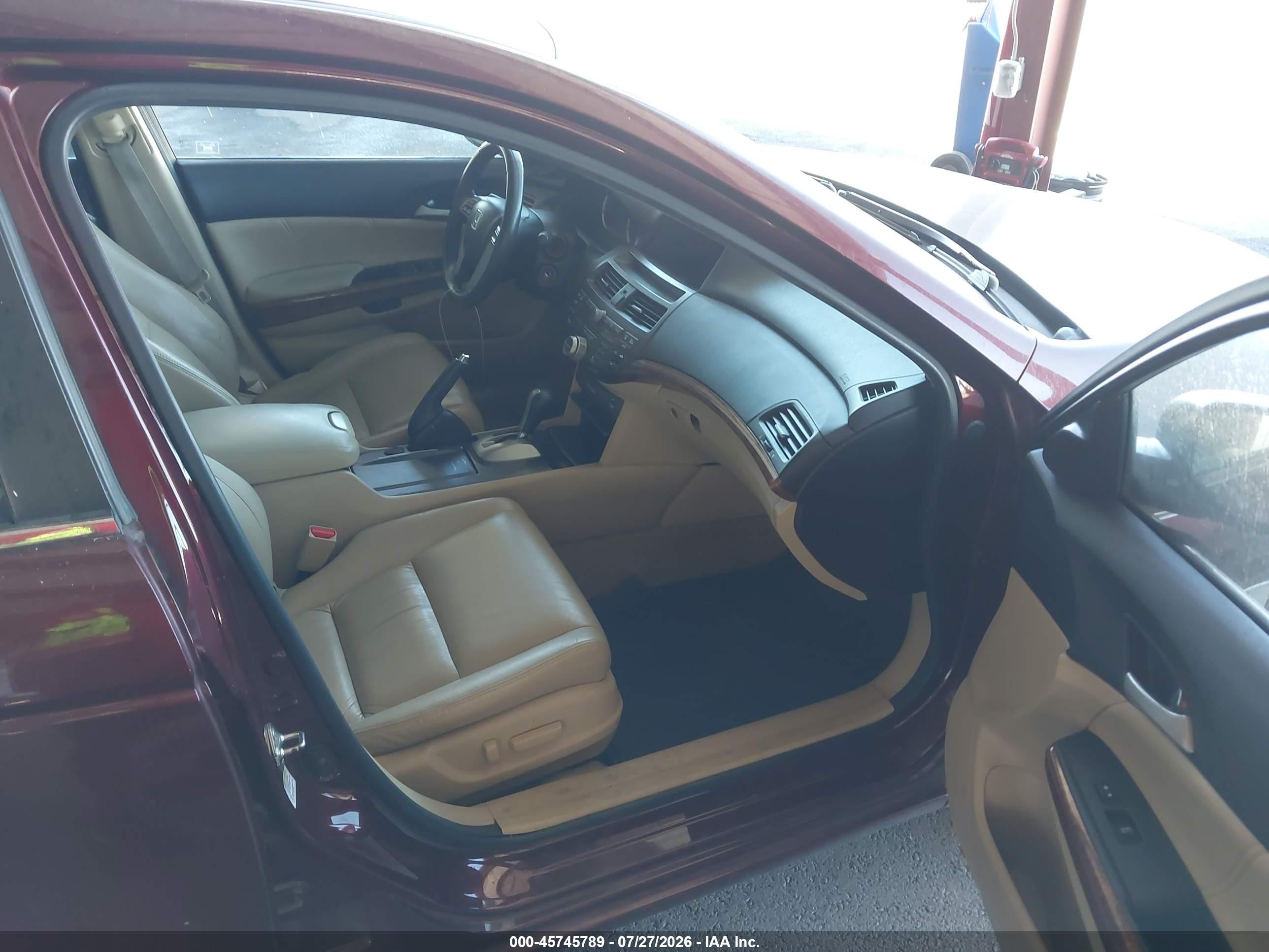 2012 Honda Accord 3.5 Ex-l Бордовый vin: 1HGCP3F85CA016895