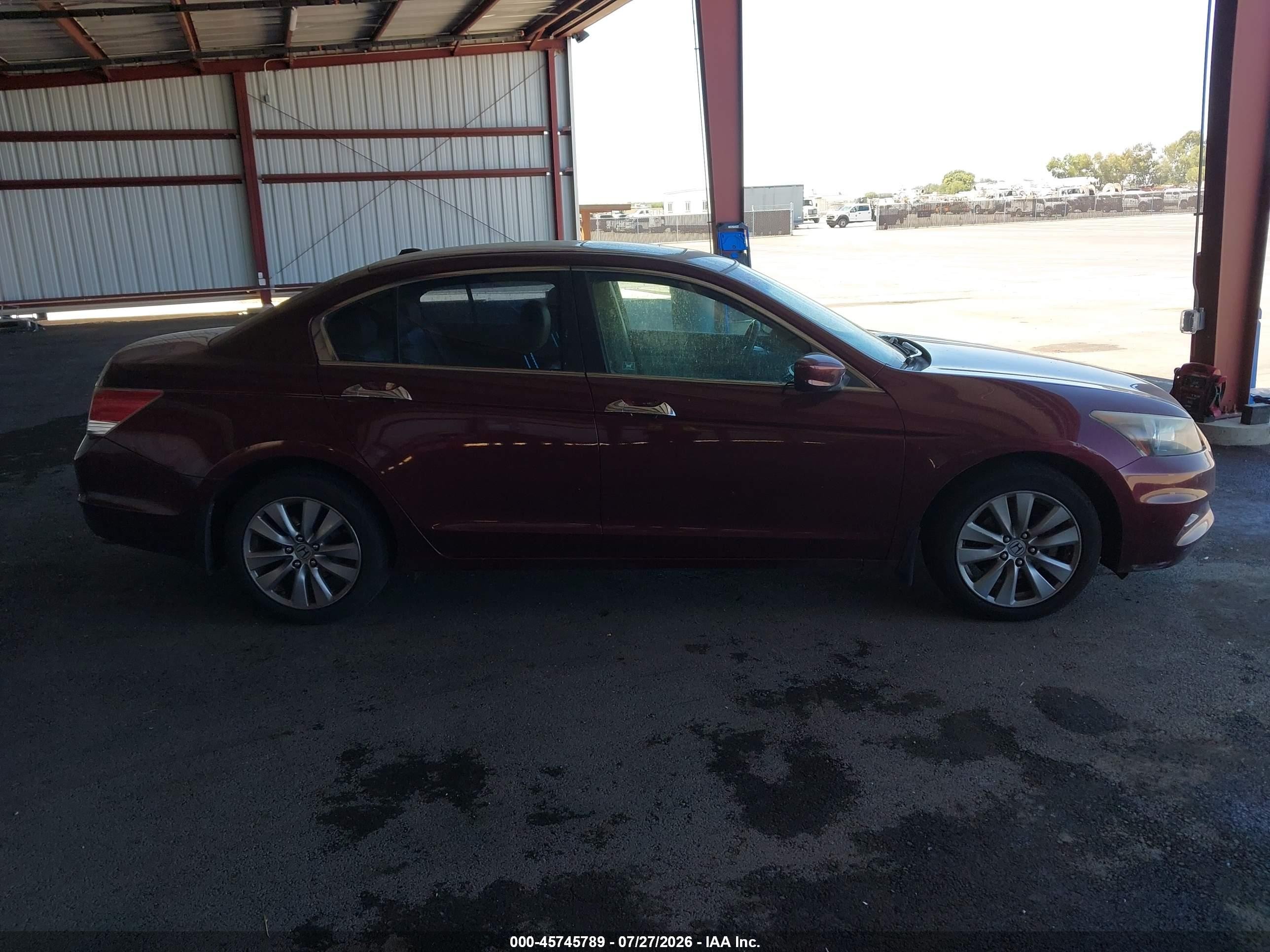2012 Honda Accord 3.5 Ex-l Бордовый vin: 1HGCP3F85CA016895