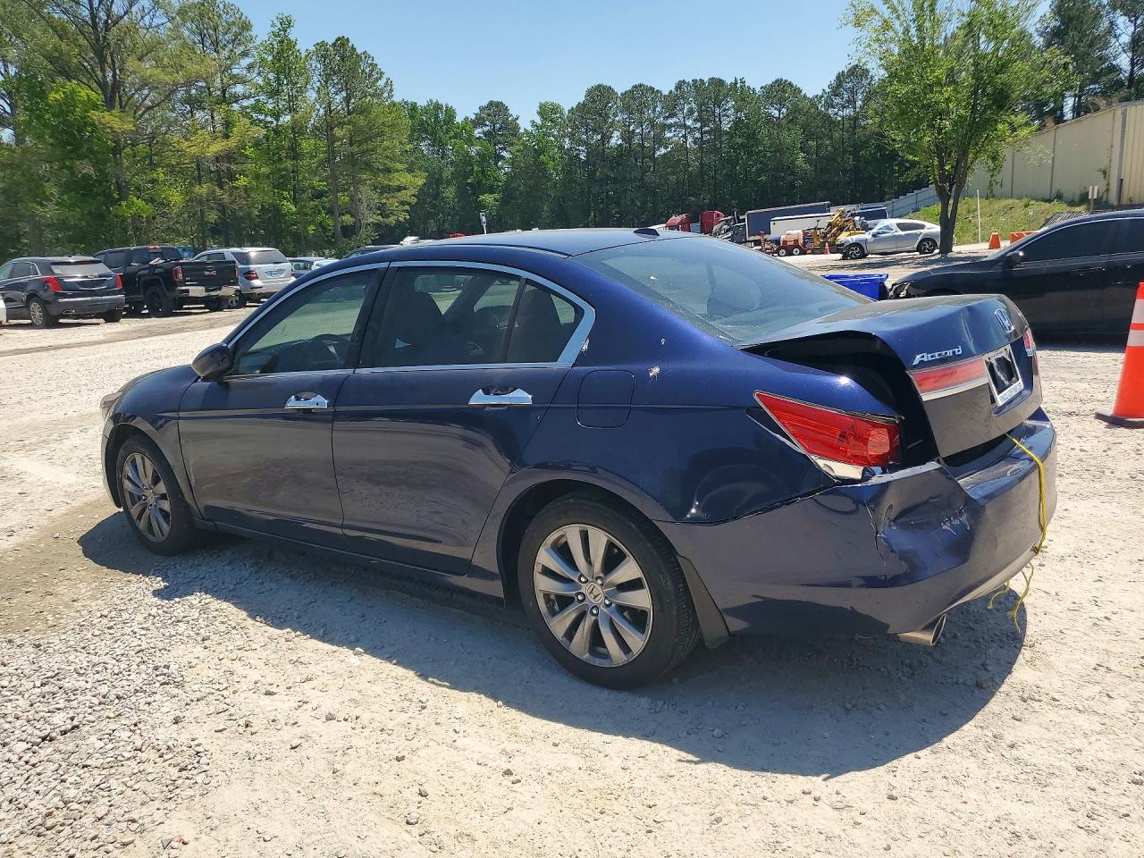 2012 Honda Accord Exl Blue vin: 1HGCP3F85CA017660