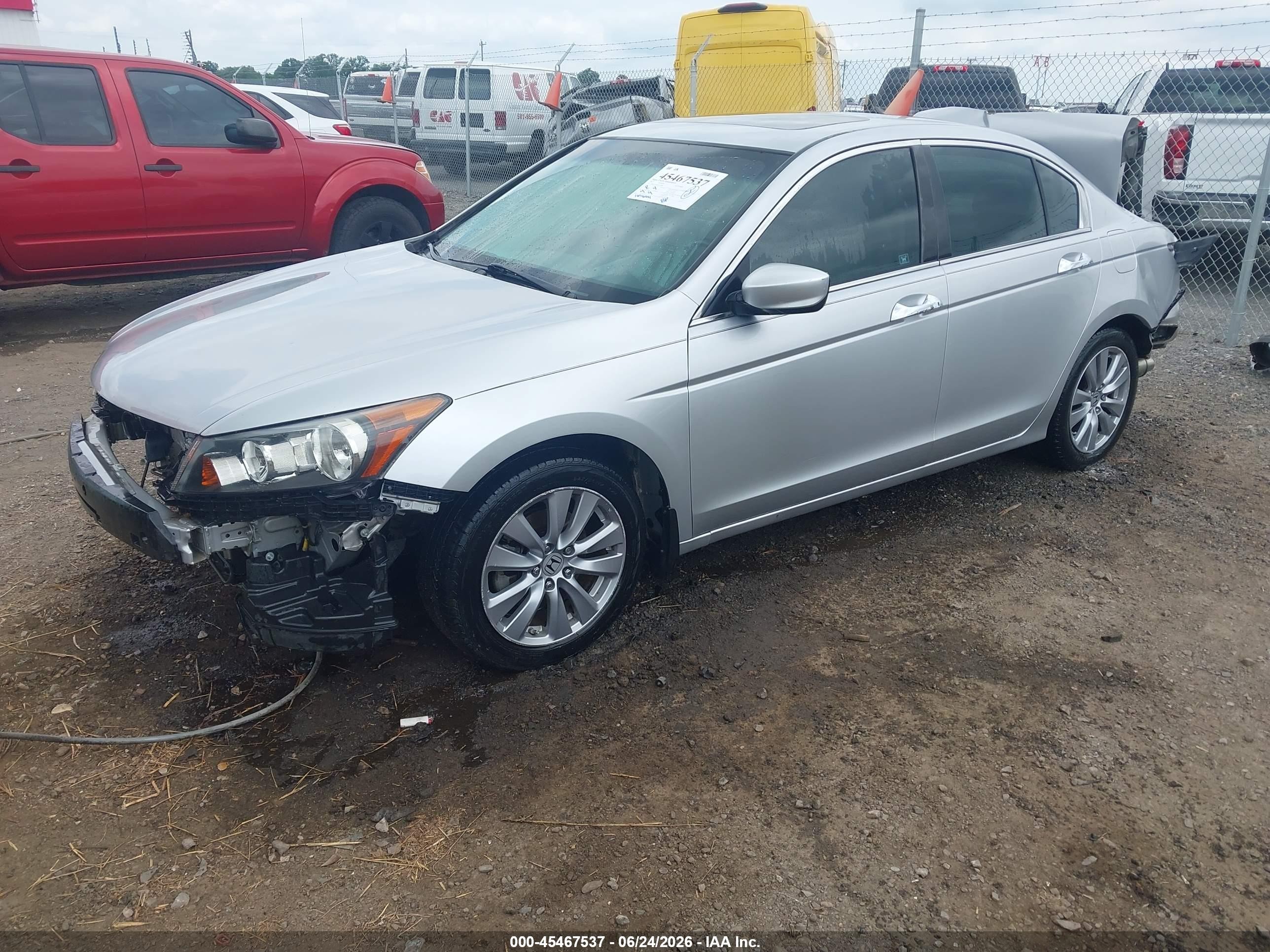 2012 Honda Accord 3.5 Ex-l Silver vin: 1HGCP3F85CA019098