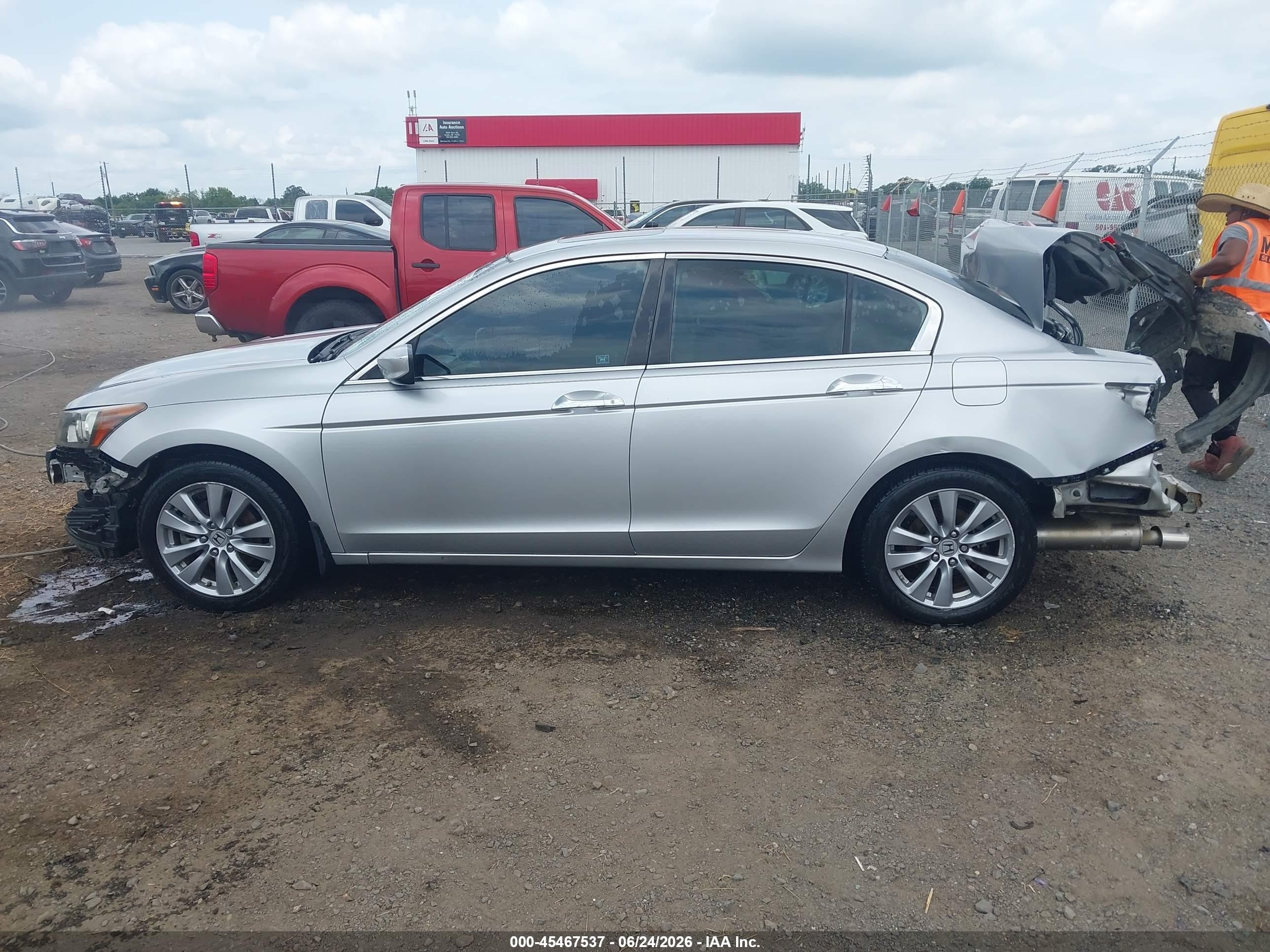 2012 Honda Accord 3.5 Ex-l Silver vin: 1HGCP3F85CA019098