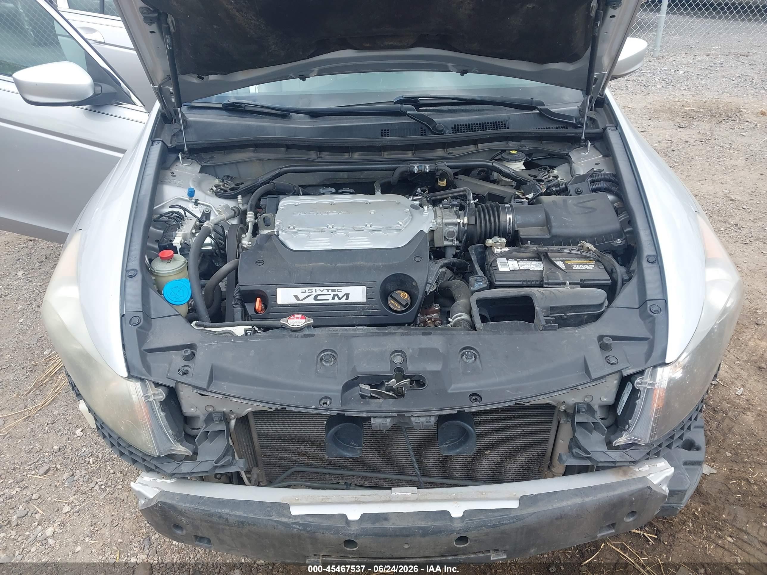 2012 Honda Accord 3.5 Ex-l Silver vin: 1HGCP3F85CA019098
