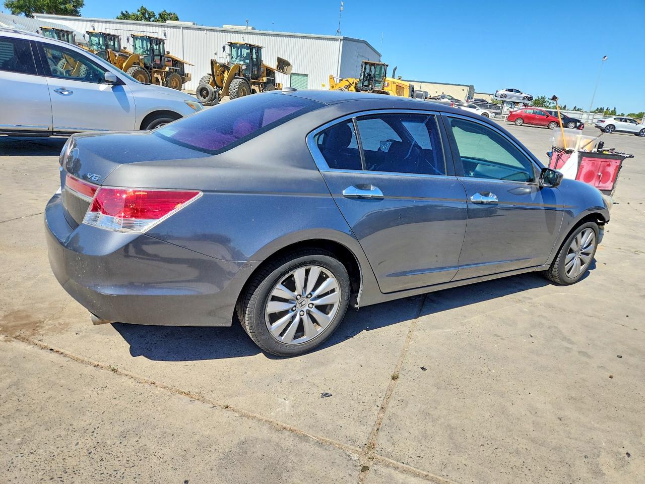 2012 Honda Accord Exl Gray vin: 1HGCP3F85CA026942
