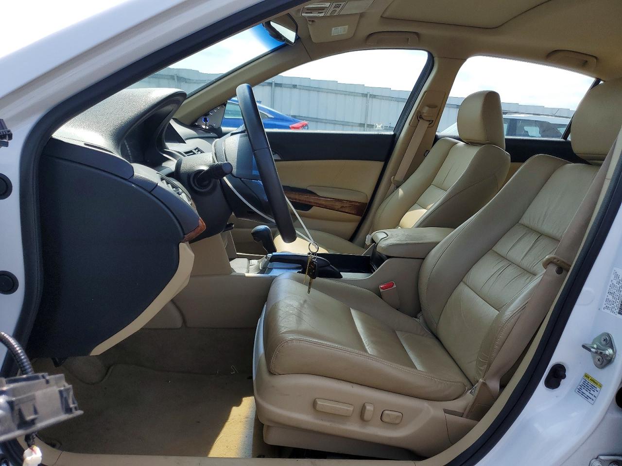 2012 Honda Accord Exl Белый vin: 1HGCP3F85CA027461
