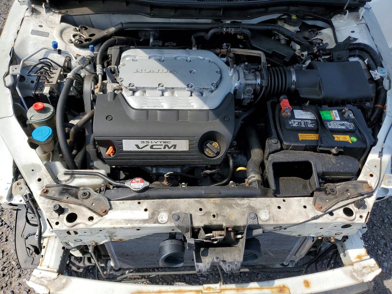 2012 Honda Accord Exl Белый vin: 1HGCP3F85CA027461