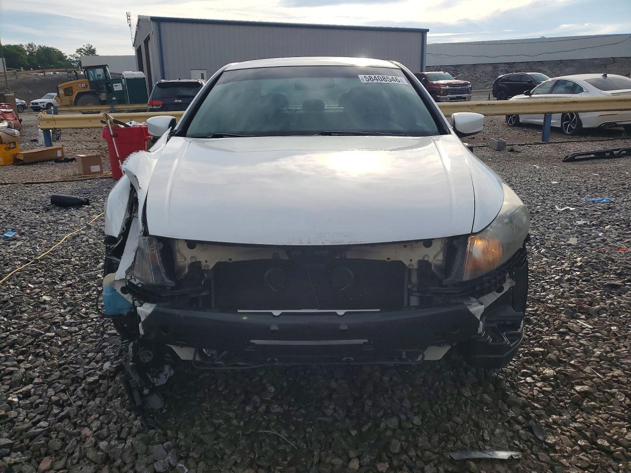 2012 Honda Accord Exl White vin: 1HGCP3F85CA028688