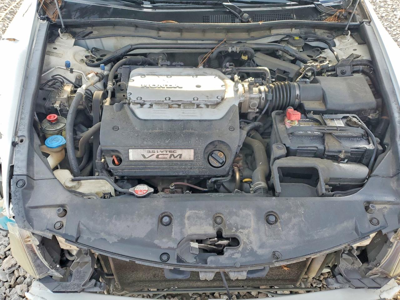 2012 Honda Accord Exl White vin: 1HGCP3F85CA028688
