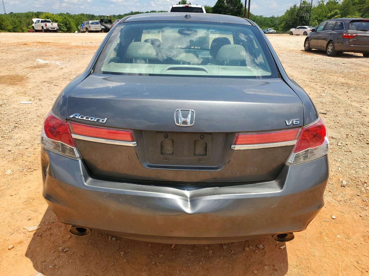 2012 Honda Accord Exl Серый vin: 1HGCP3F85CA032837