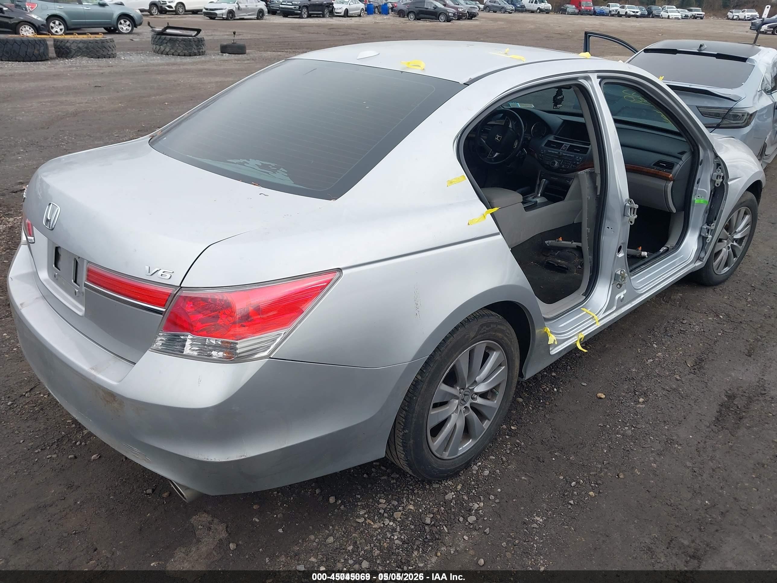 2012 Honda Accord 3.5 Ex-l Серебряный vin: 1HGCP3F85CA033650